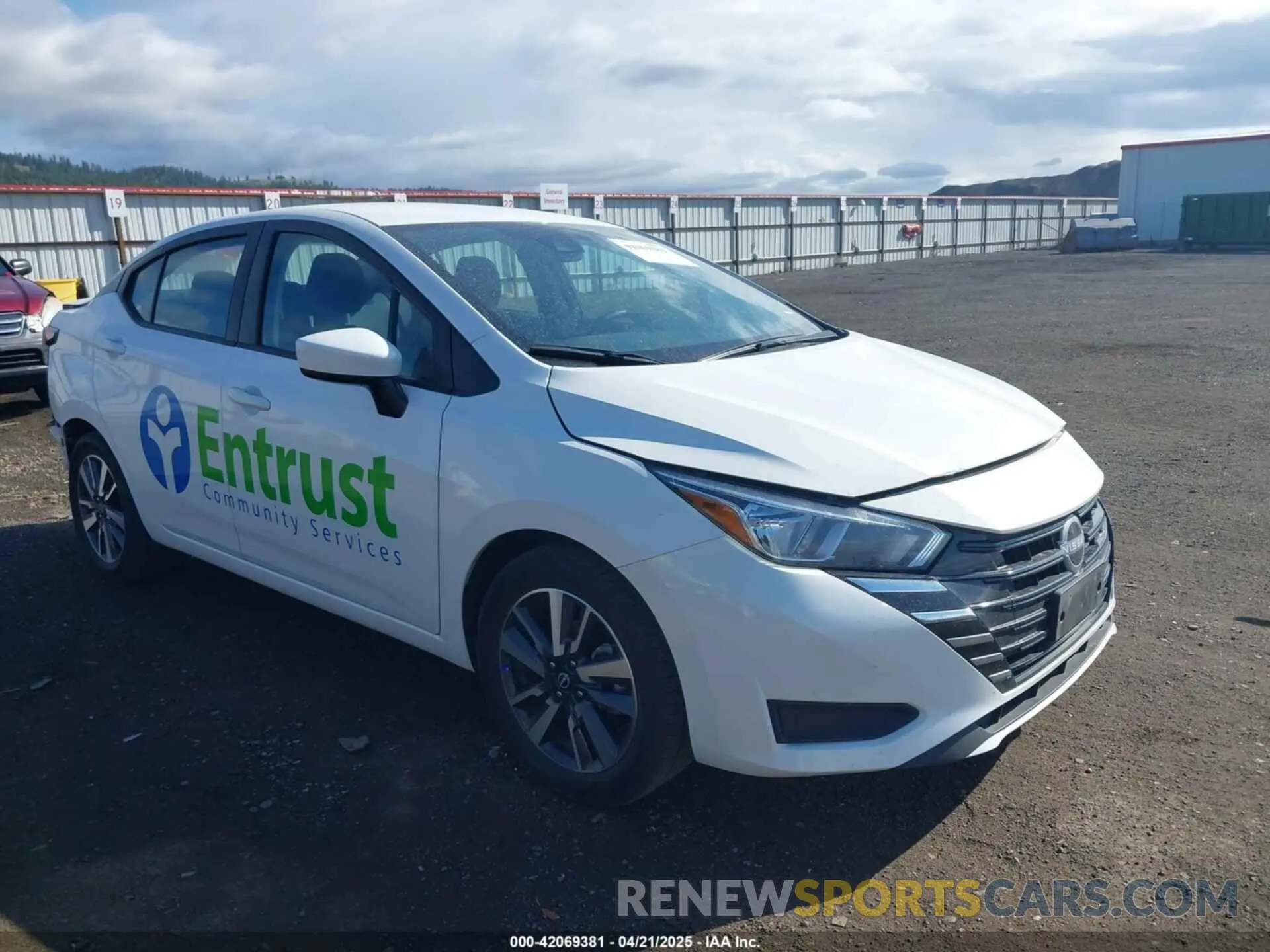 1 Photograph of a damaged car 3N1CN8EV9RL848415 NISSAN VERSA 2024