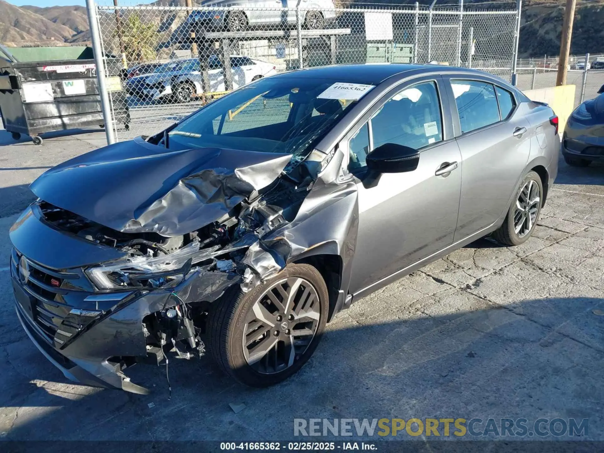 2 Photograph of a damaged car 3N1CN8FV0RL830853 NISSAN VERSA 2024