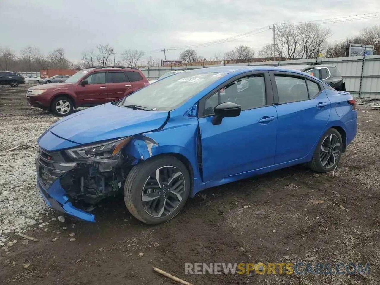 1 Photograph of a damaged car 3N1CN8FV0RL839469 NISSAN VERSA 2024