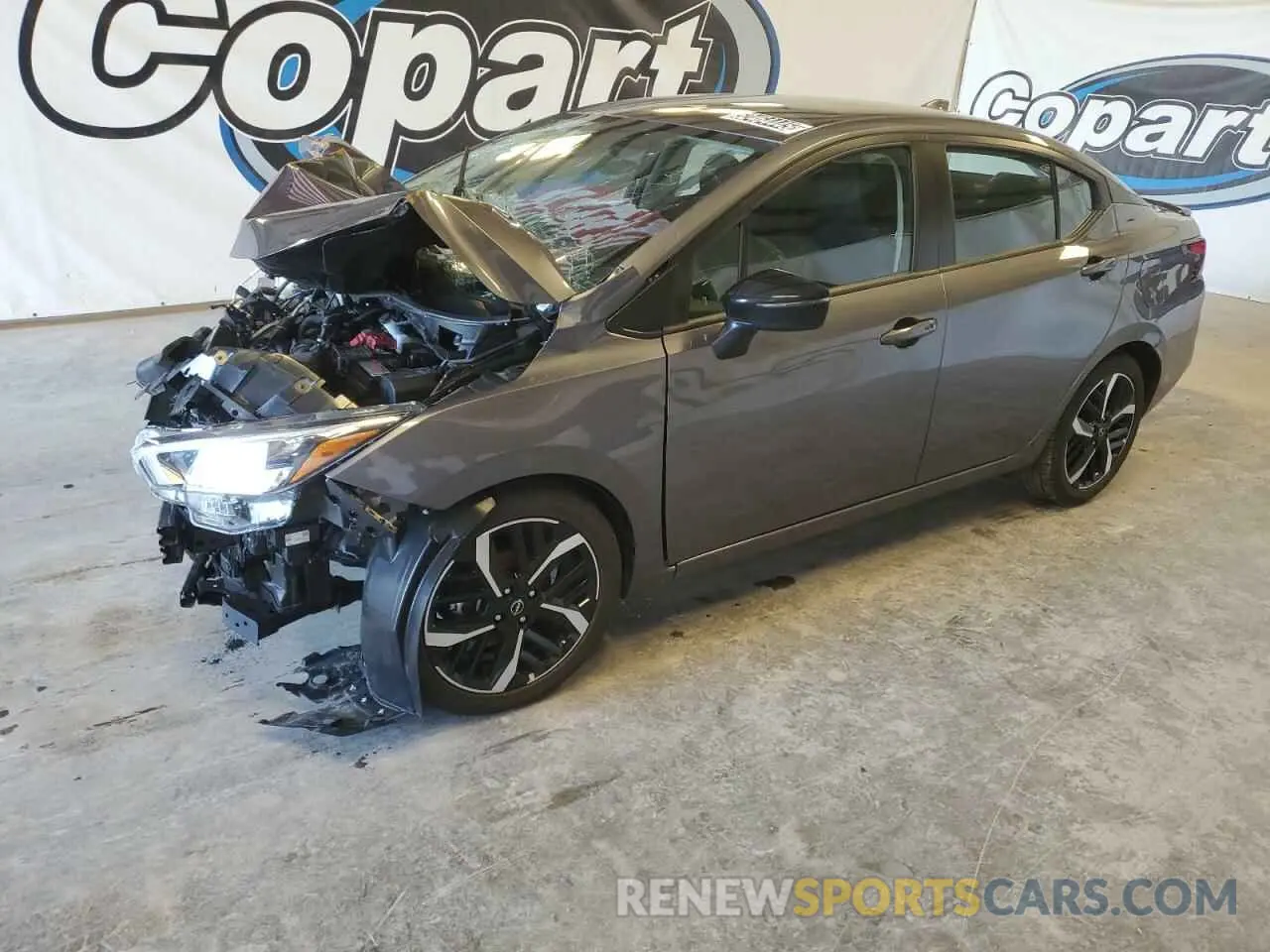 1 Photograph of a damaged car 3N1CN8FV3RL897074 NISSAN VERSA 2024