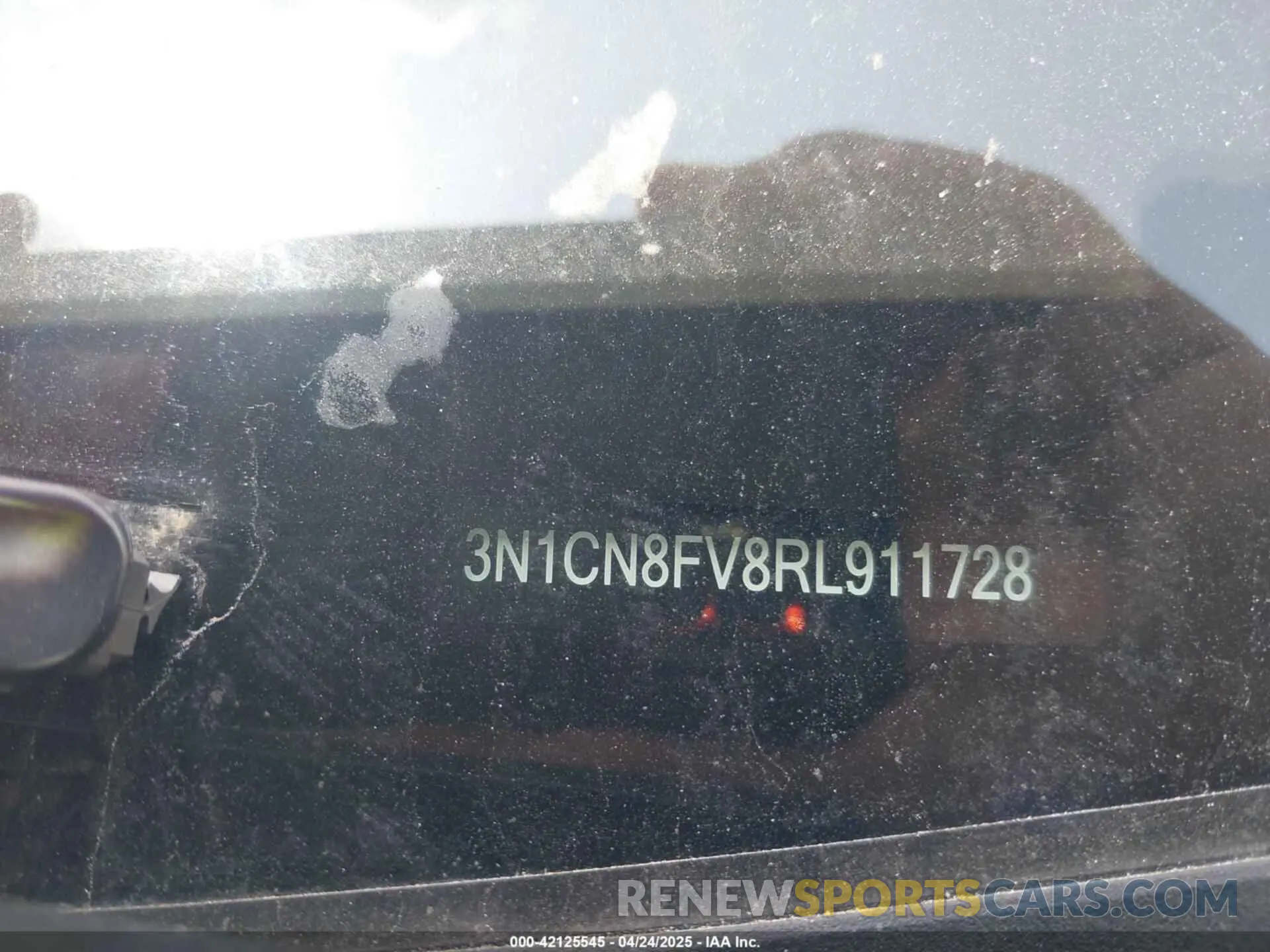 9 Photograph of a damaged car 3N1CN8FV8RL911728 NISSAN VERSA 2024