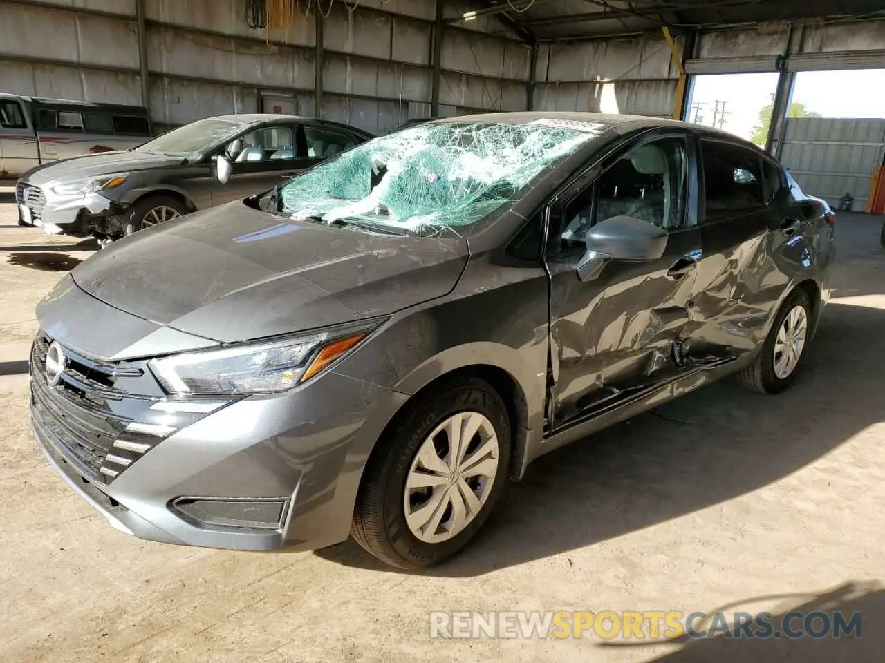1 Photograph of a damaged car 3N1CN8DV0SL823913 NISSAN VERSA 2025
