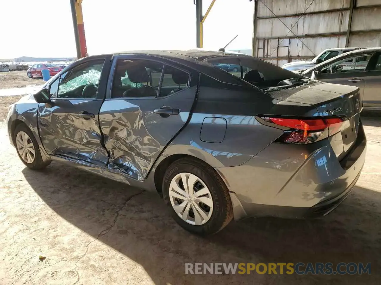 2 Photograph of a damaged car 3N1CN8DV0SL823913 NISSAN VERSA 2025