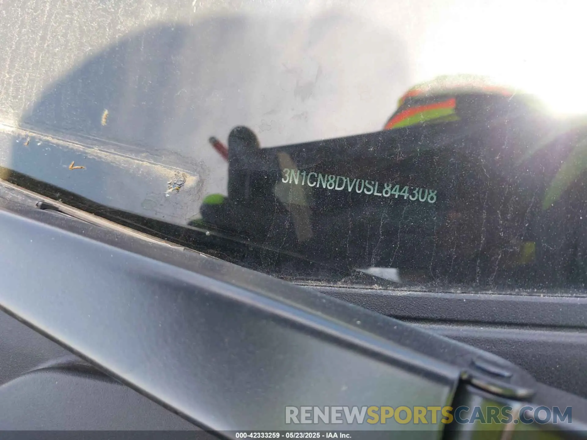 9 Photograph of a damaged car 3N1CN8DV0SL844308 NISSAN VERSA 2025