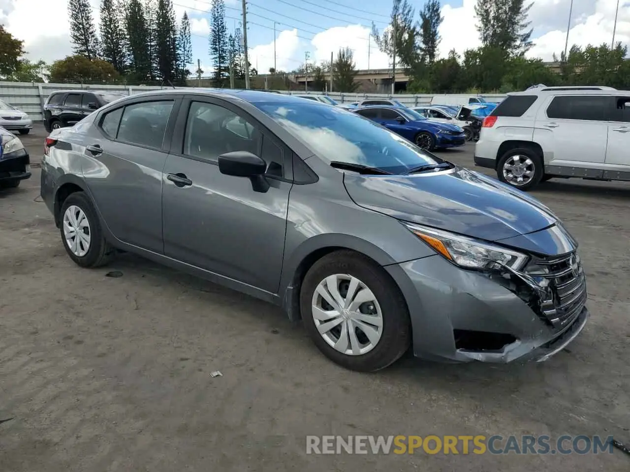 4 Photograph of a damaged car 3N1CN8DV3SL812808 NISSAN VERSA 2025