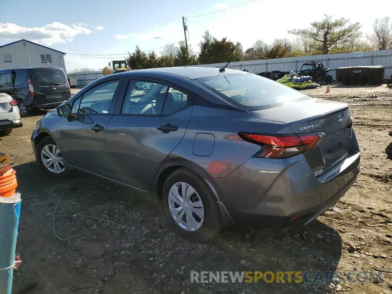 2 Photograph of a damaged car 3N1CN8DV4SL823073 NISSAN VERSA 2025