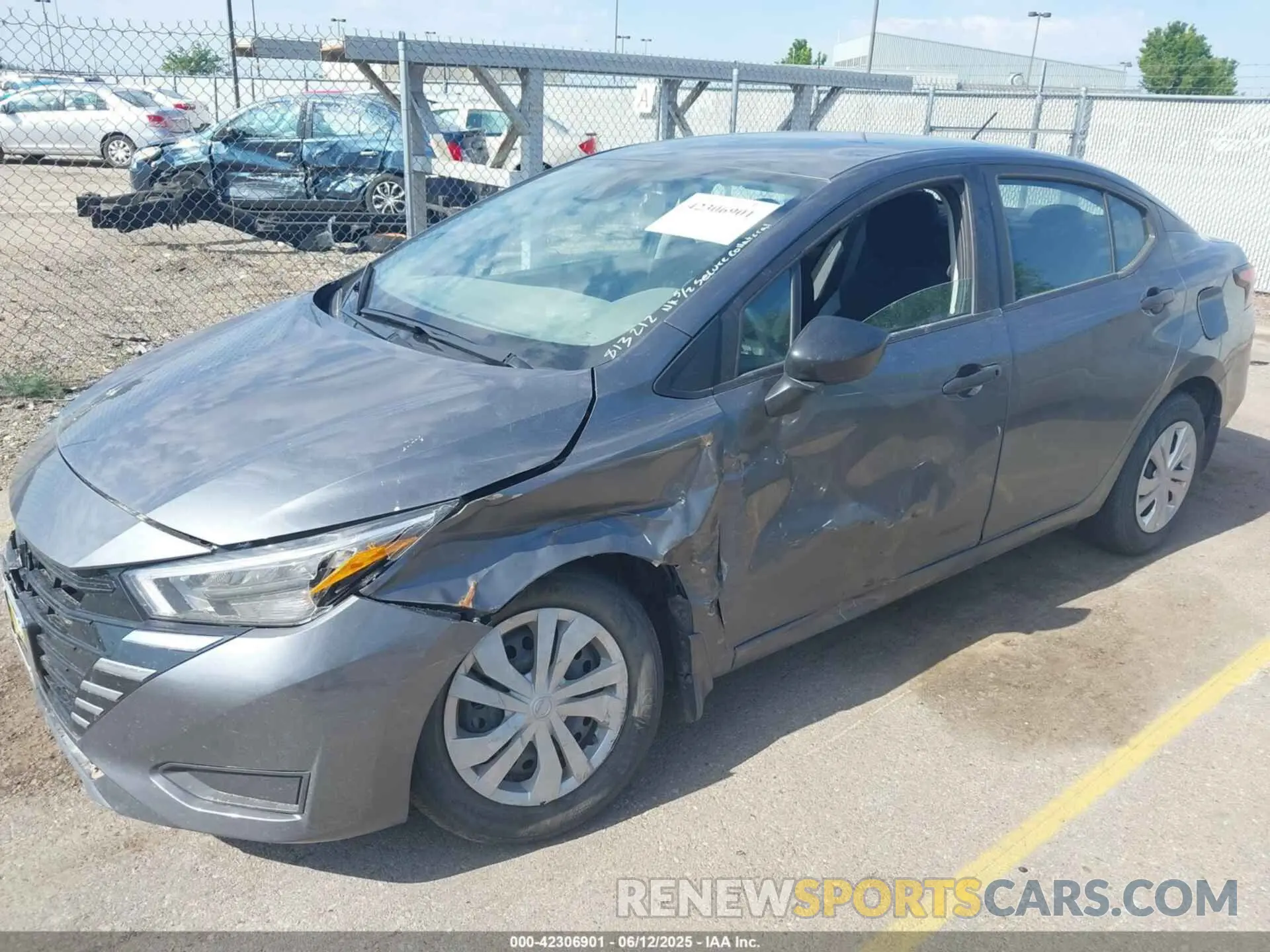6 Photograph of a damaged car 3N1CN8DV8SL813212 NISSAN VERSA 2025
