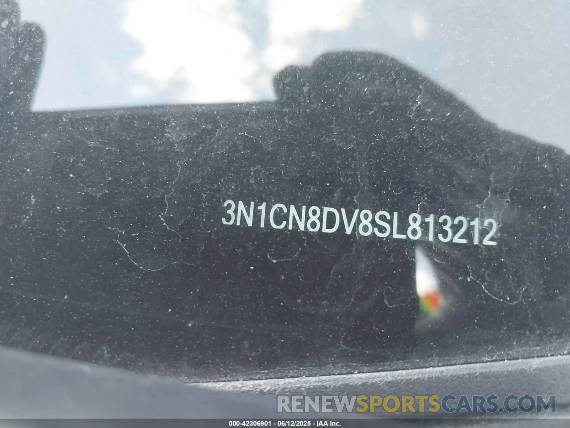 9 Photograph of a damaged car 3N1CN8DV8SL813212 NISSAN VERSA 2025