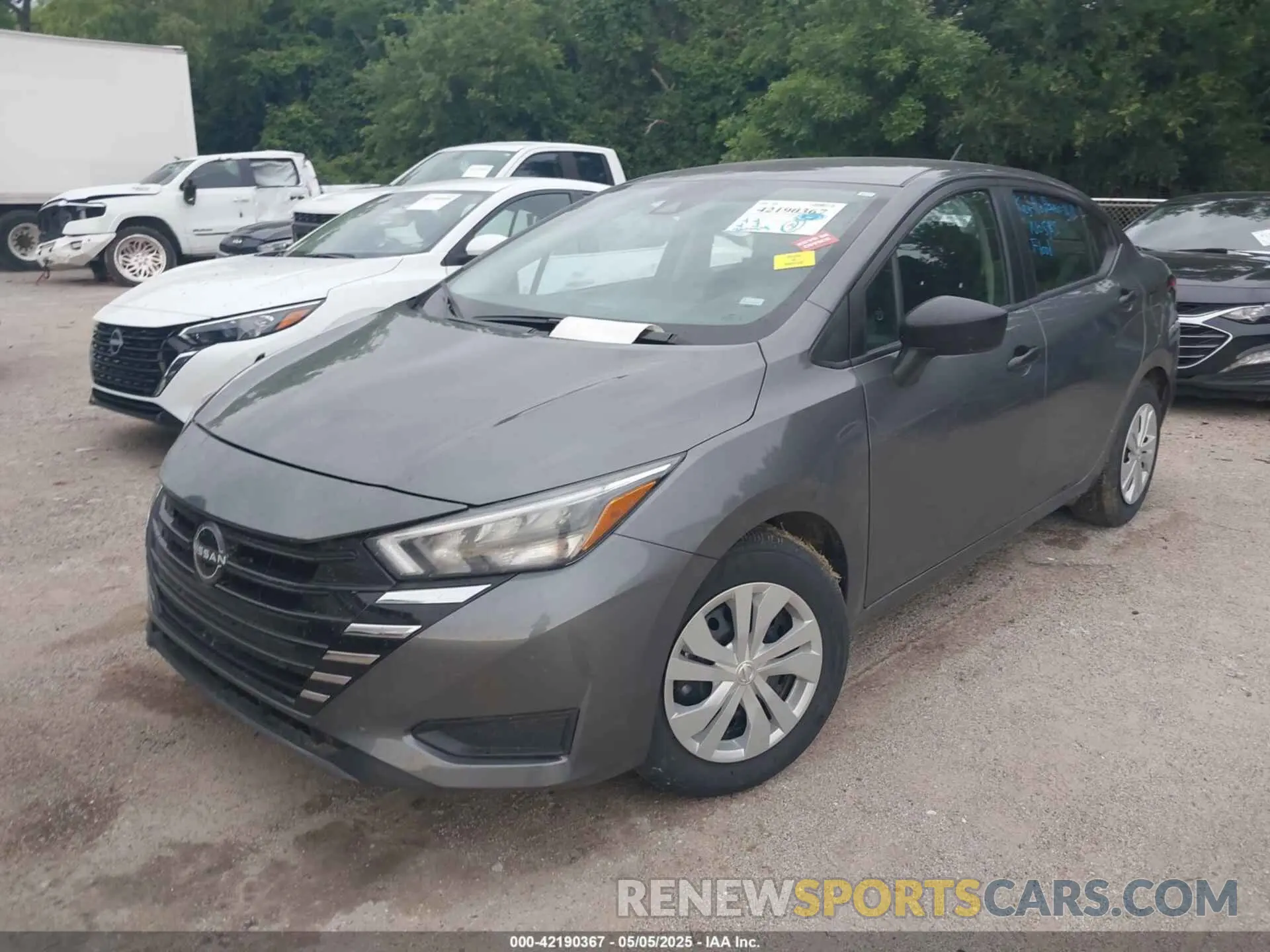 2 Photograph of a damaged car 3N1CN8DV9SL835249 NISSAN VERSA 2025