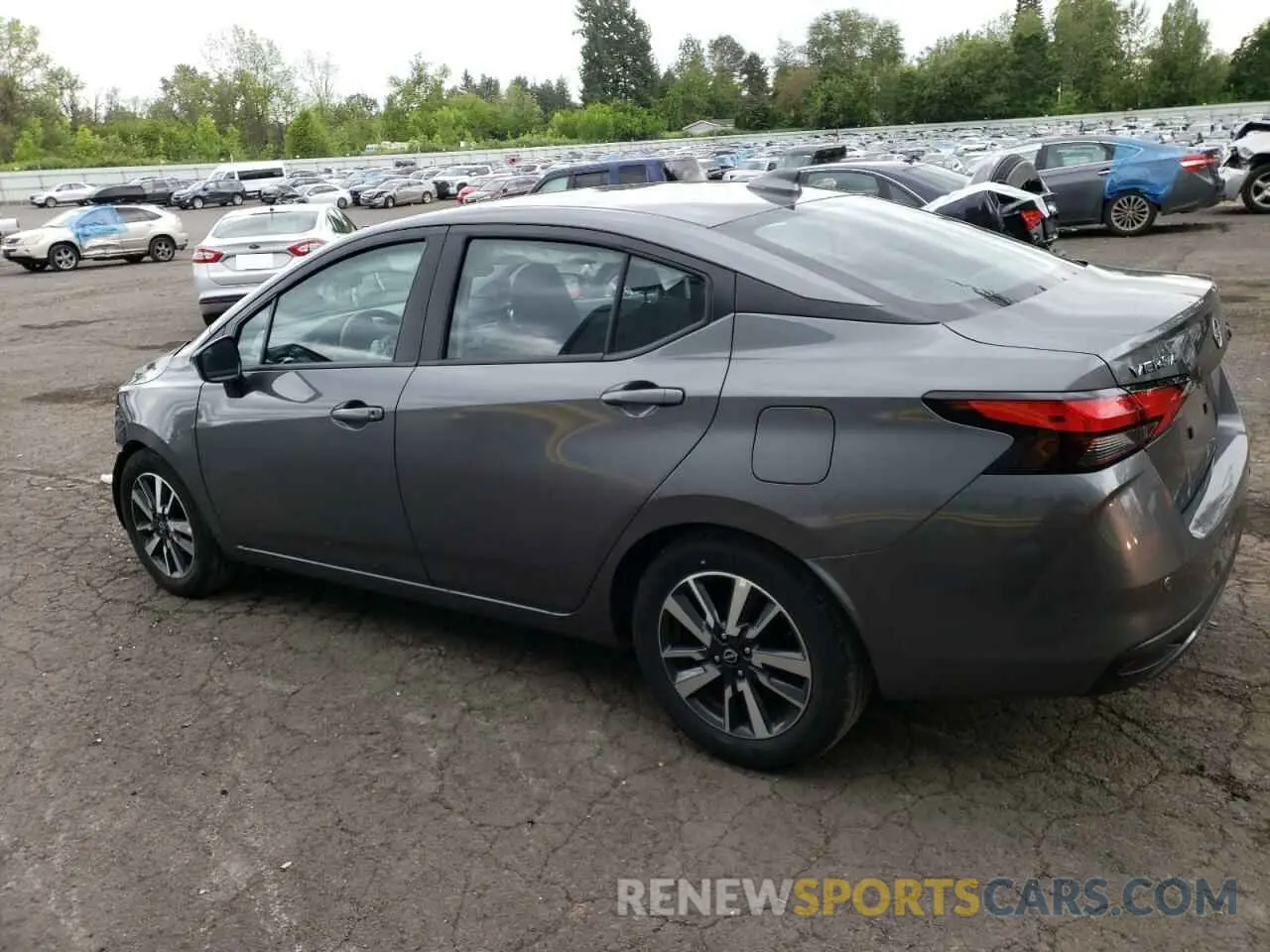 2 Photograph of a damaged car 3N1CN8EV0SL837034 NISSAN VERSA 2025