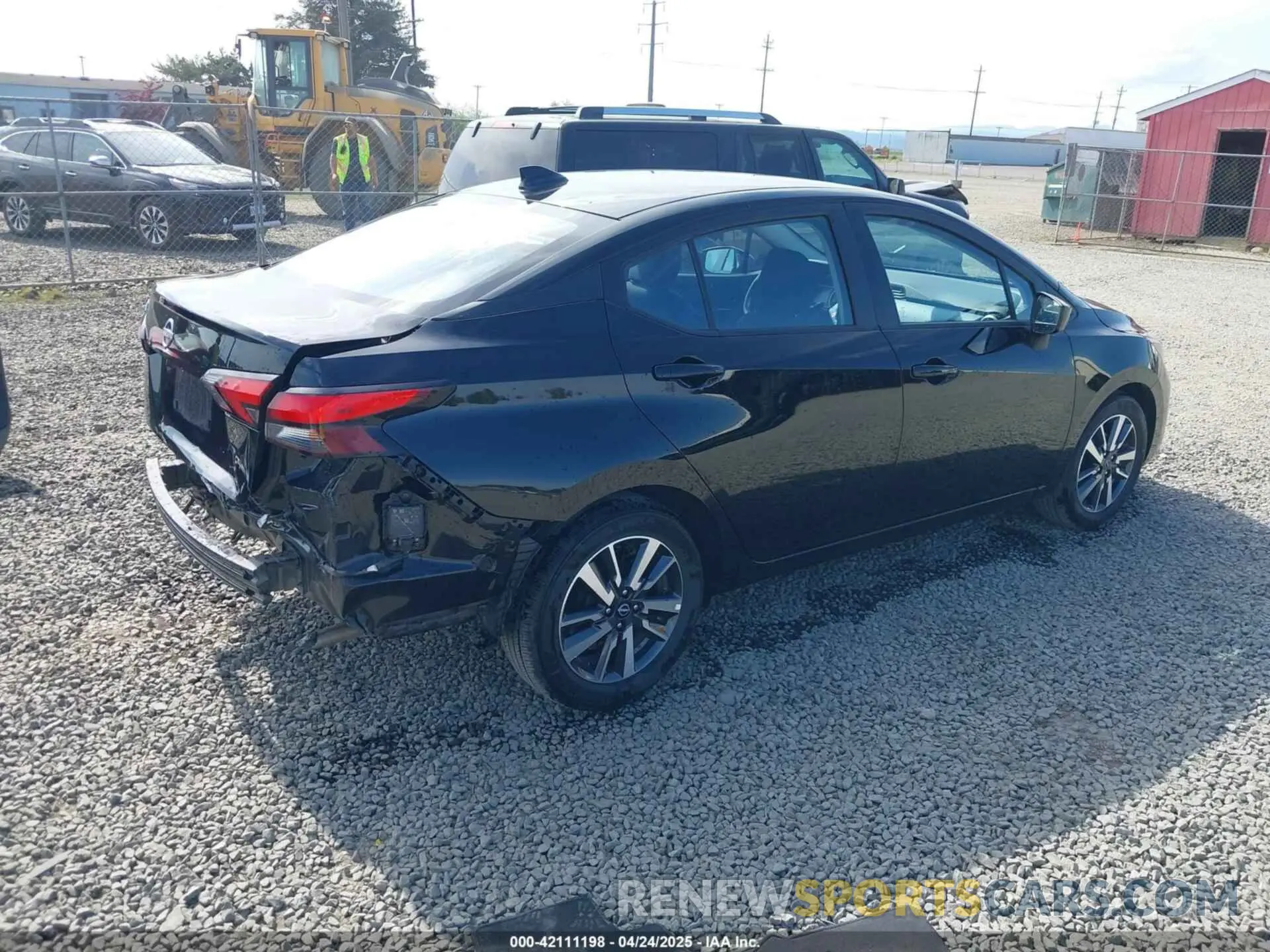 4 Фотография поврежденного автомобиля 3N1CN8EV0SL837339 NISSAN VERSA 2025