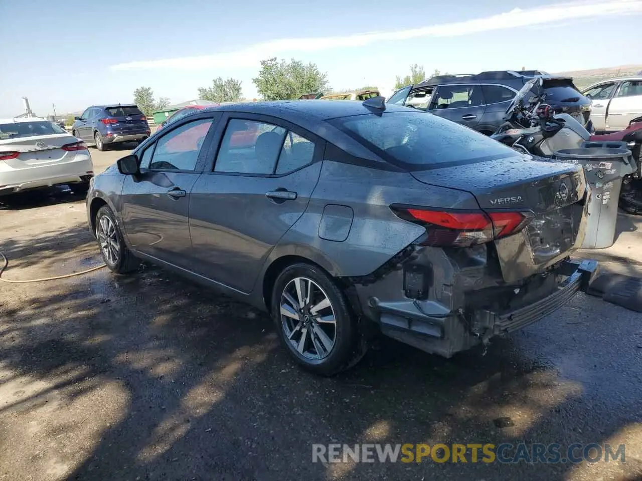 2 Photograph of a damaged car 3N1CN8EV2SL841229 NISSAN VERSA 2025