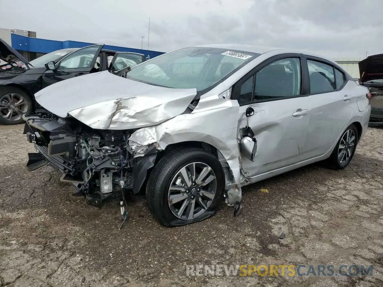 1 Photograph of a damaged car 3N1CN8EV2SL842204 NISSAN VERSA 2025