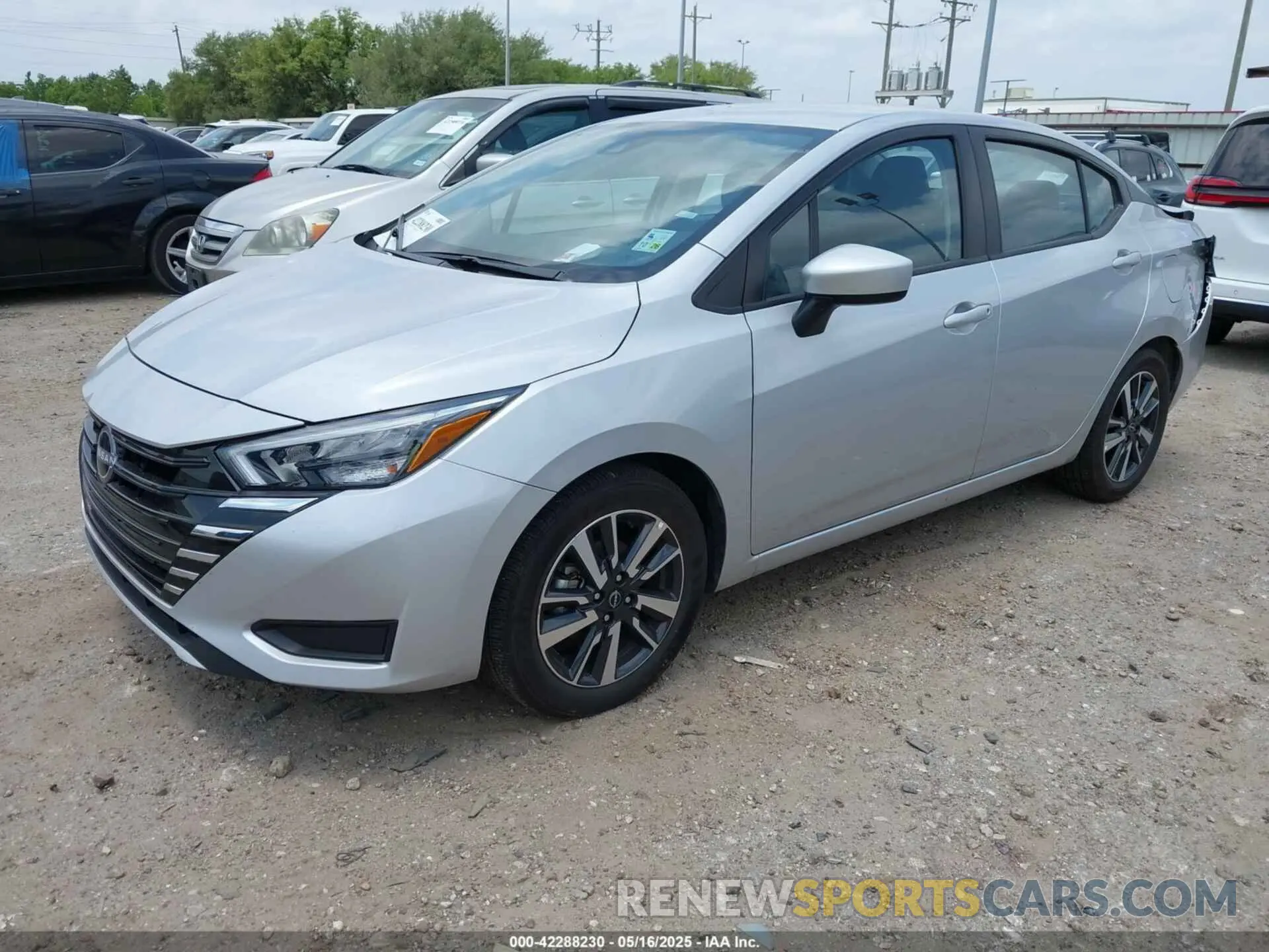 2 Photograph of a damaged car 3N1CN8EV3SL812631 NISSAN VERSA 2025