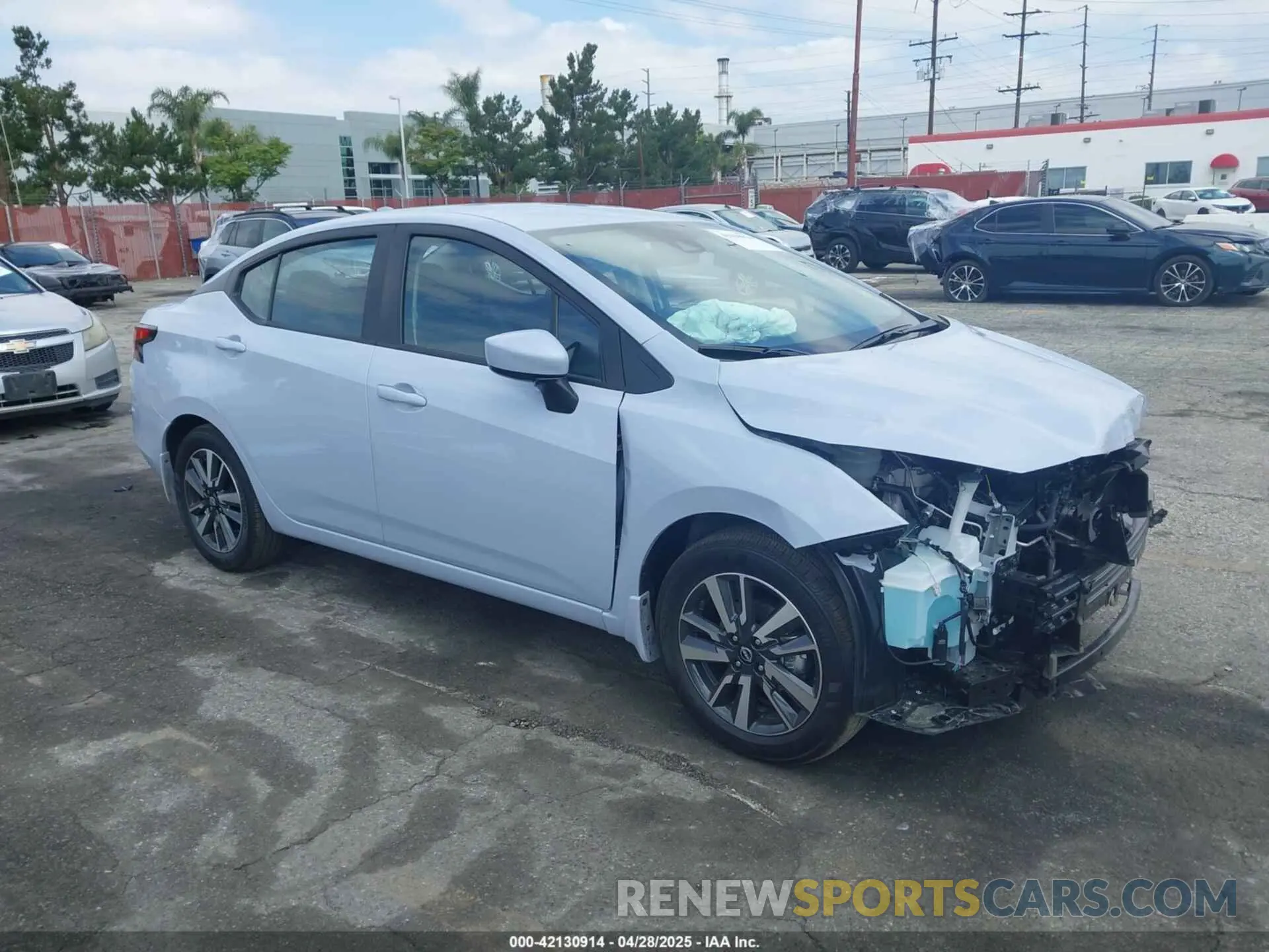 1 Photograph of a damaged car 3N1CN8EV3SL848156 NISSAN VERSA 2025