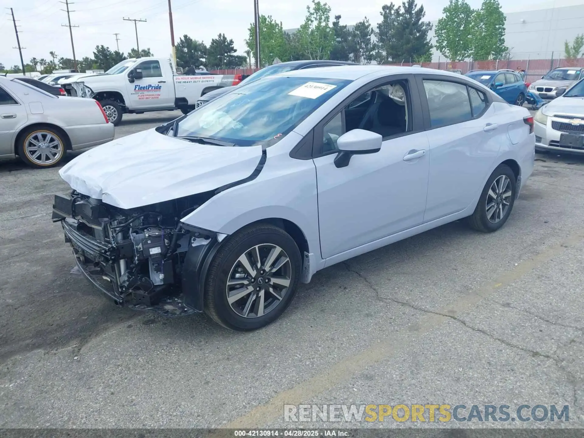 2 Photograph of a damaged car 3N1CN8EV3SL848156 NISSAN VERSA 2025