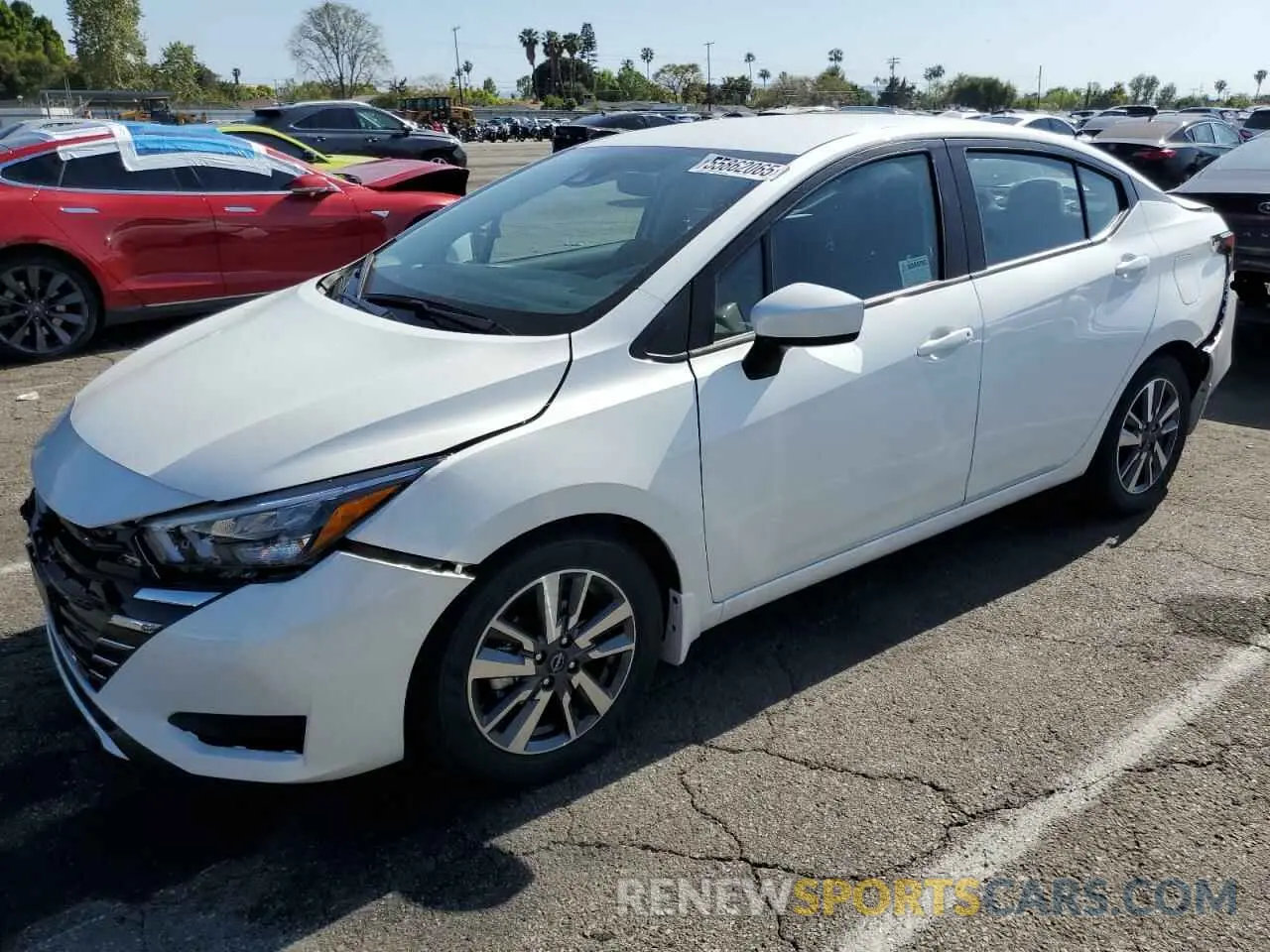 1 Photograph of a damaged car 3N1CN8EV5SL821704 NISSAN VERSA 2025
