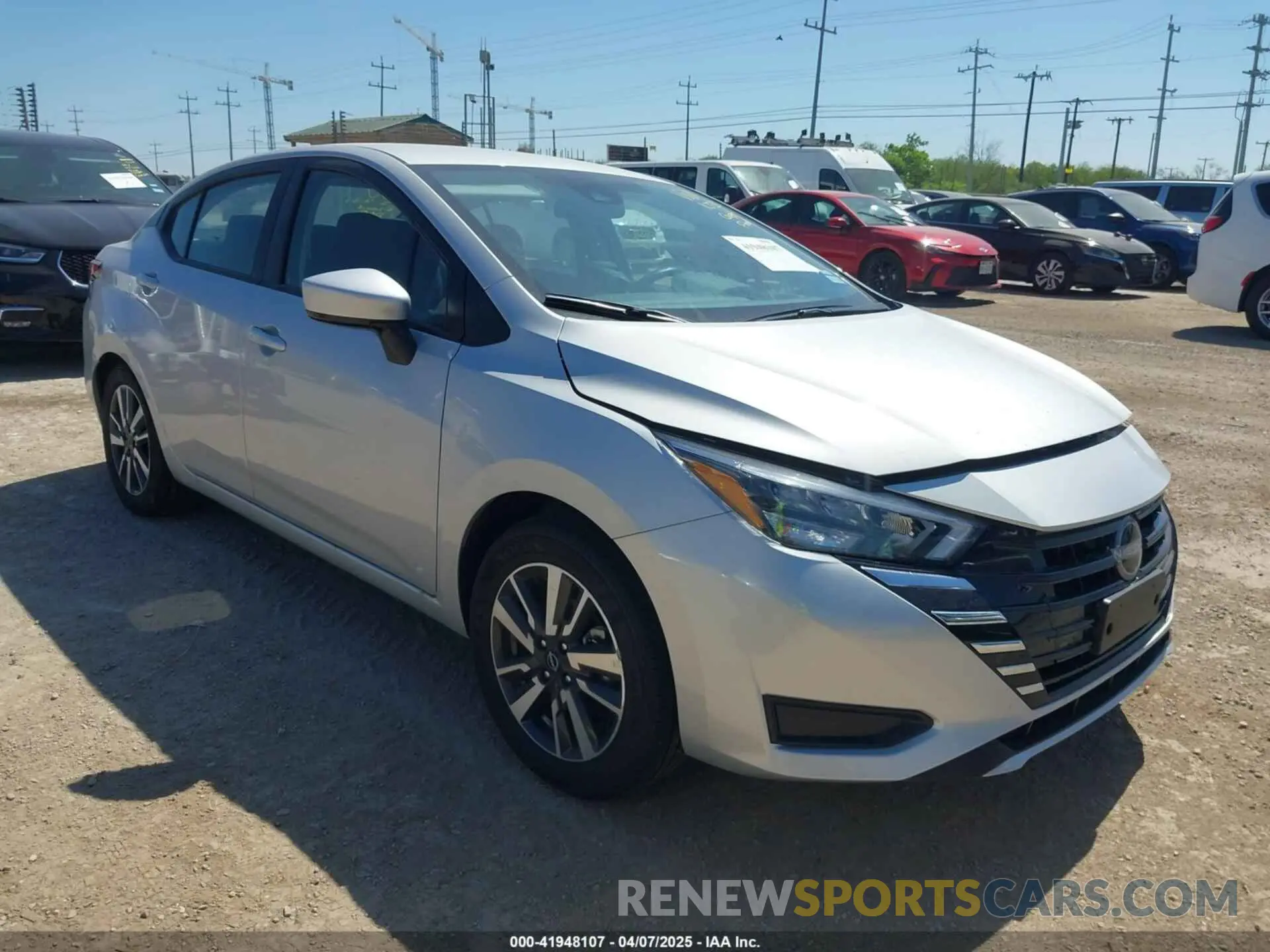 1 Photograph of a damaged car 3N1CN8EV9SL838649 NISSAN VERSA 2025