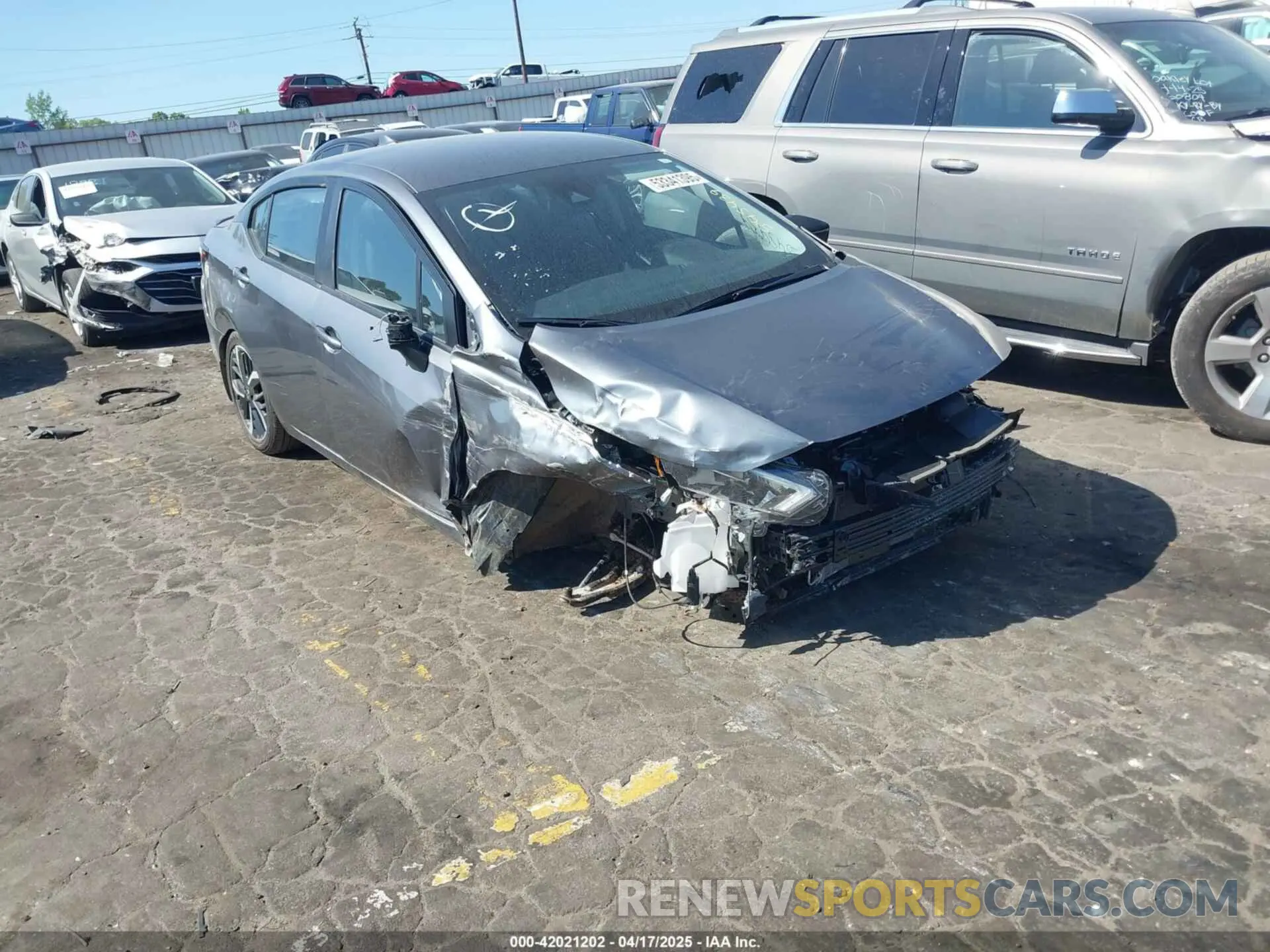 1 Photograph of a damaged car 3N1CN8FV2SL845439 NISSAN VERSA 2025