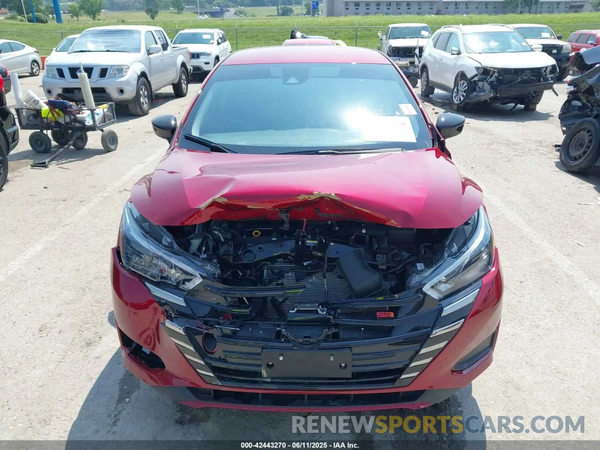 12 Photograph of a damaged car 3N1CN8FV6SL813304 NISSAN VERSA 2025