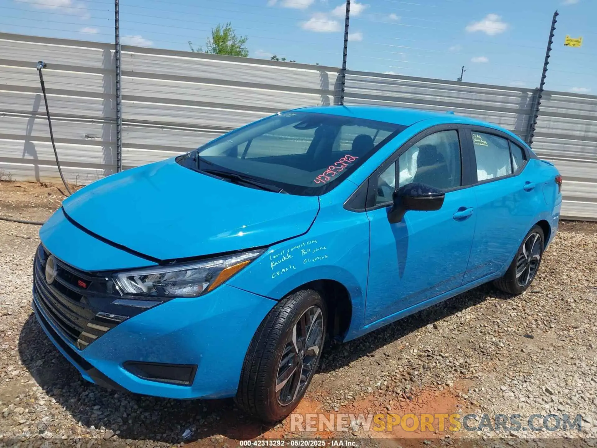 2 Photograph of a damaged car 3N1CN8FV6SL835237 NISSAN VERSA 2025