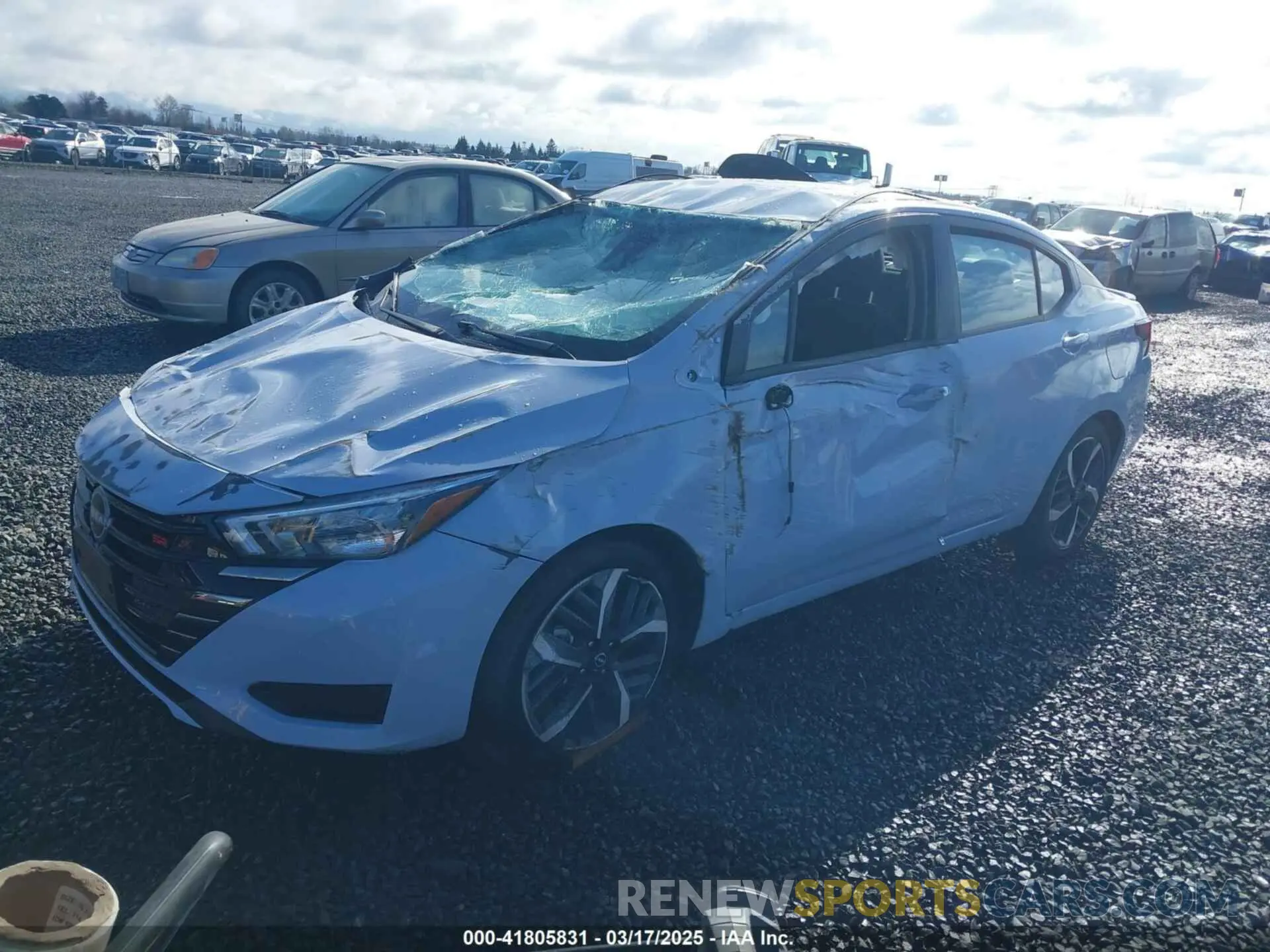 2 Фотография поврежденного автомобиля 3N1CN8FV8SL833909 NISSAN VERSA 2025