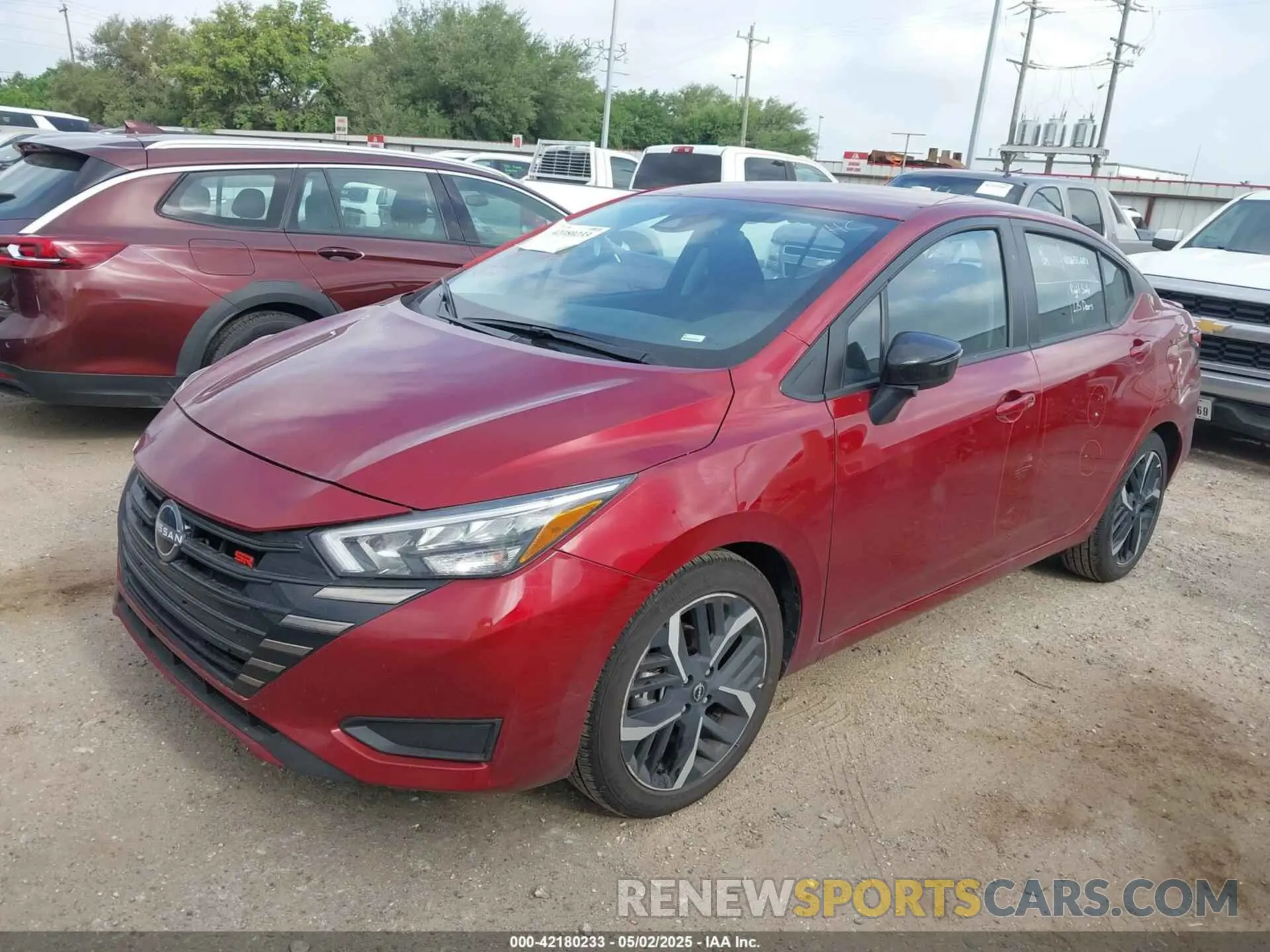 2 Photograph of a damaged car 3N1CN8FV8SL834445 NISSAN VERSA 2025