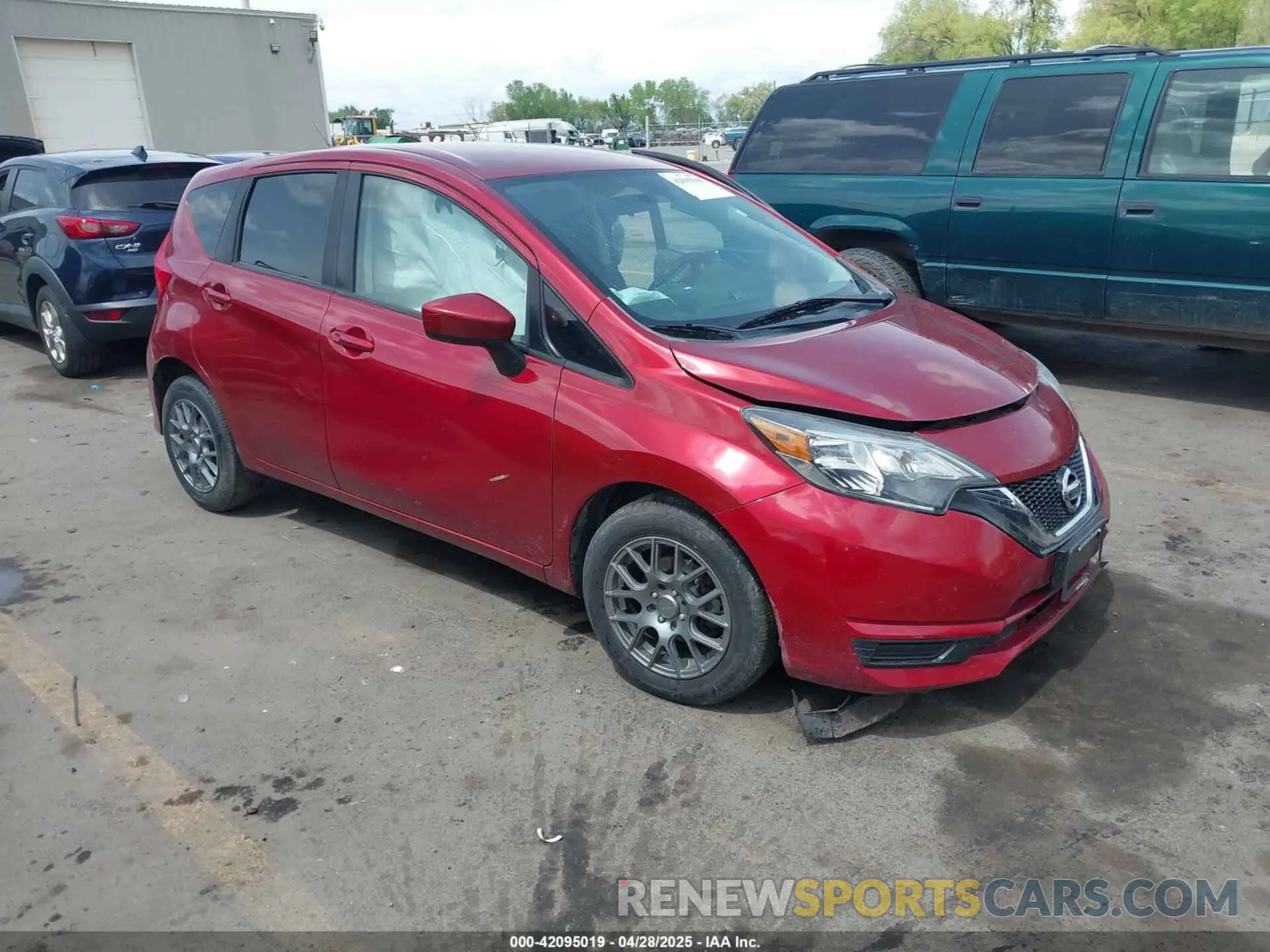 1 Photograph of a damaged car 3N1CE2CP6KL358182 NISSAN VERSA NOTE 2019