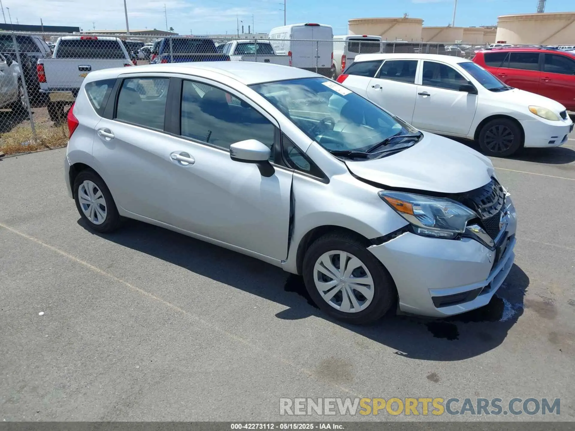 1 Photograph of a damaged car 3N1CE2CP6KL365052 NISSAN VERSA NOTE 2019