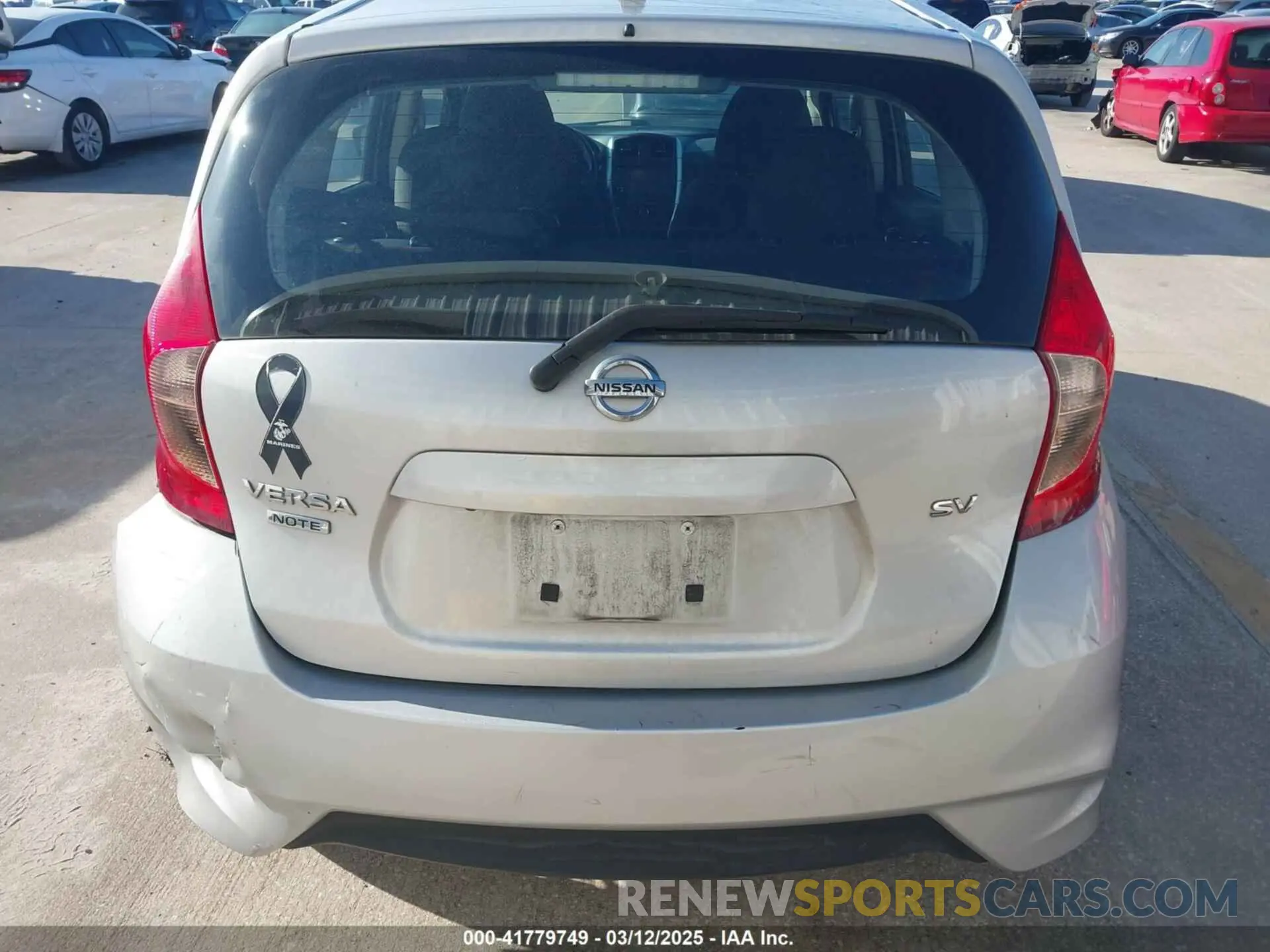 16 Фотография поврежденного автомобиля 3N1CE2CP7KL354058 NISSAN VERSA NOTE 2019