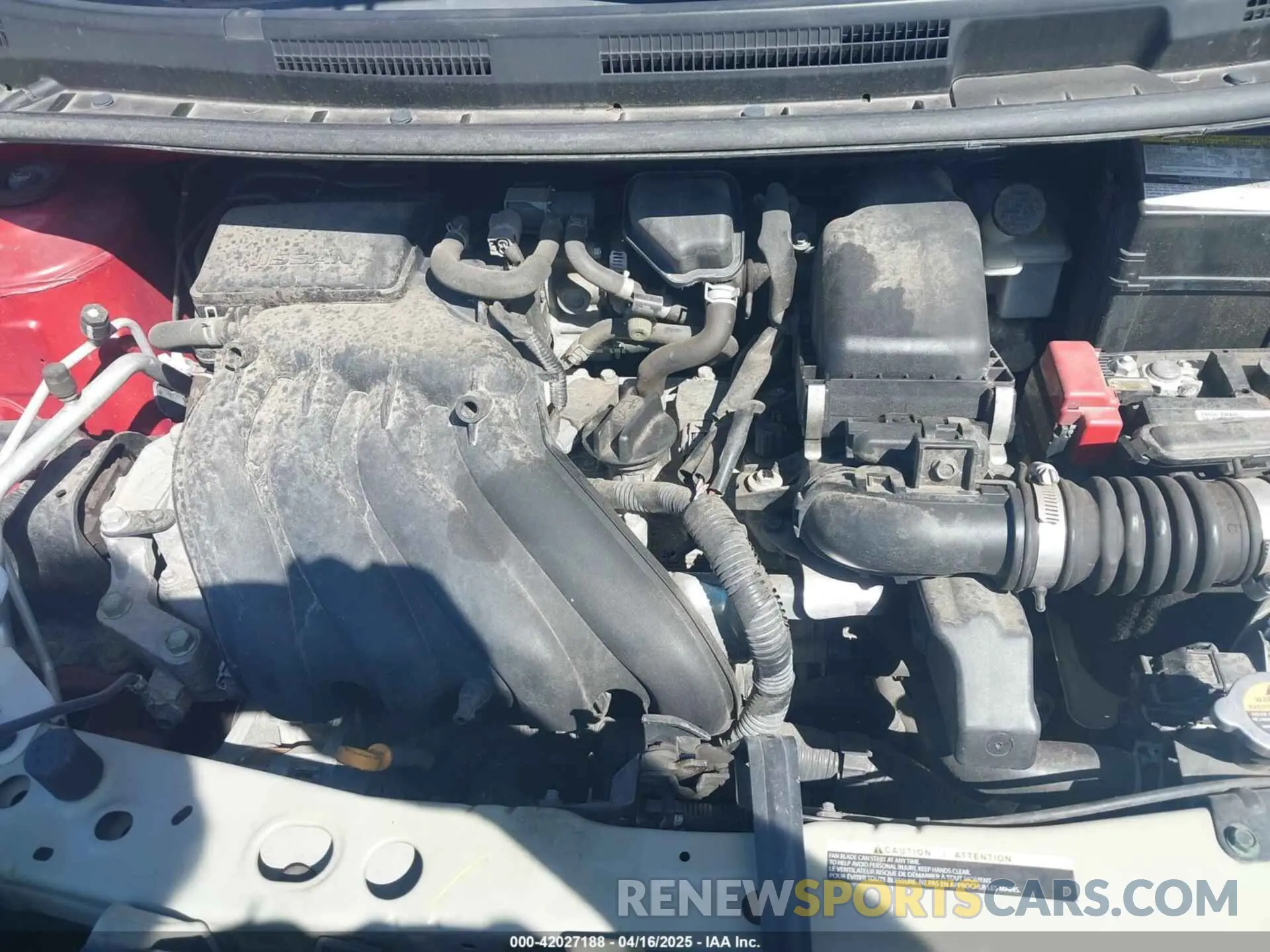 10 Фотография поврежденного автомобиля 3N1CE2CP8KL365103 NISSAN VERSA NOTE 2019
