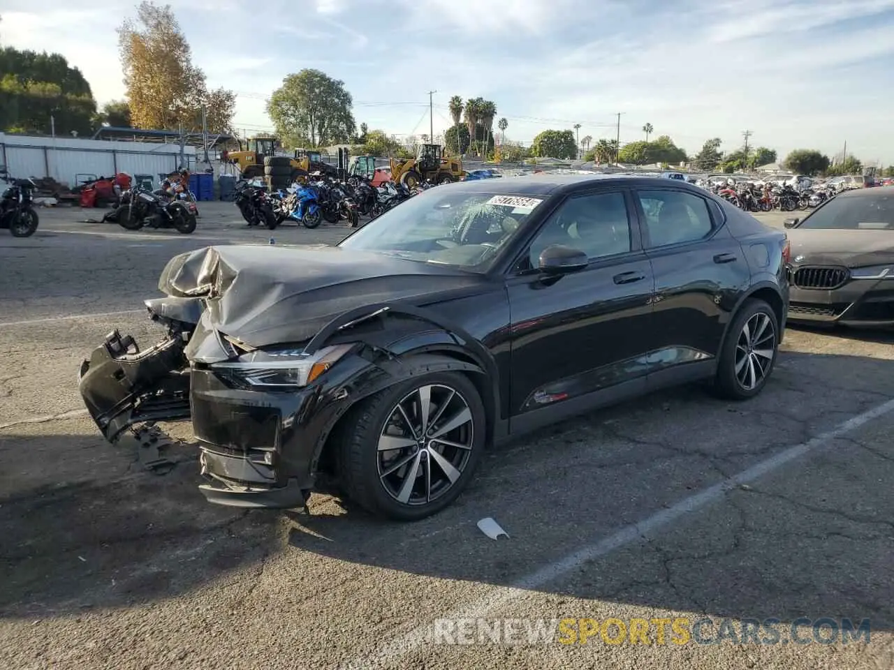 1 Photograph of a damaged car LPSED3KA6ML021739 POLESTAR 2 2021
