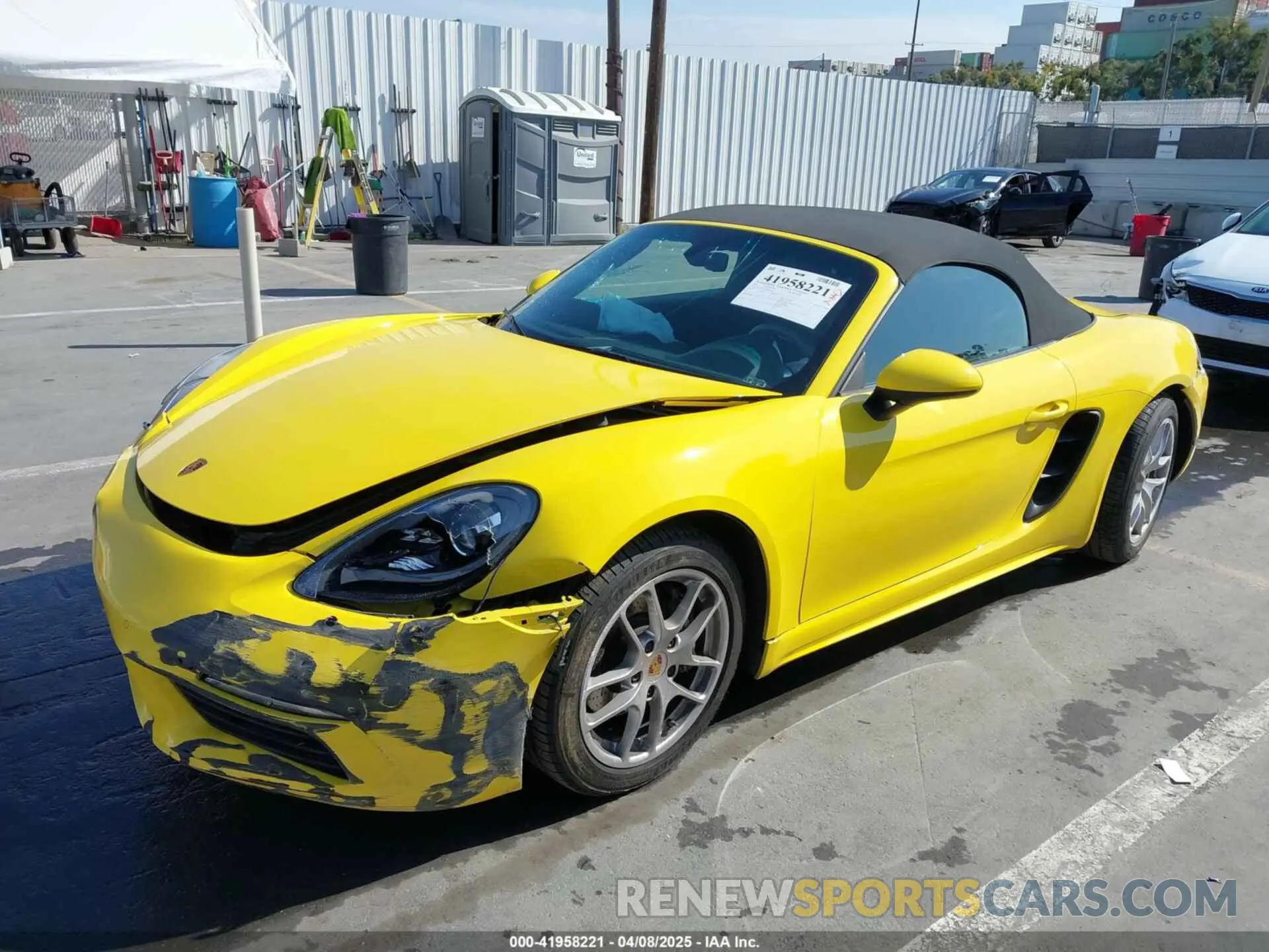 2 Photograph of a damaged car WP0CA2A8XMS210397 PORSCHE 718 BOXSTER 2021