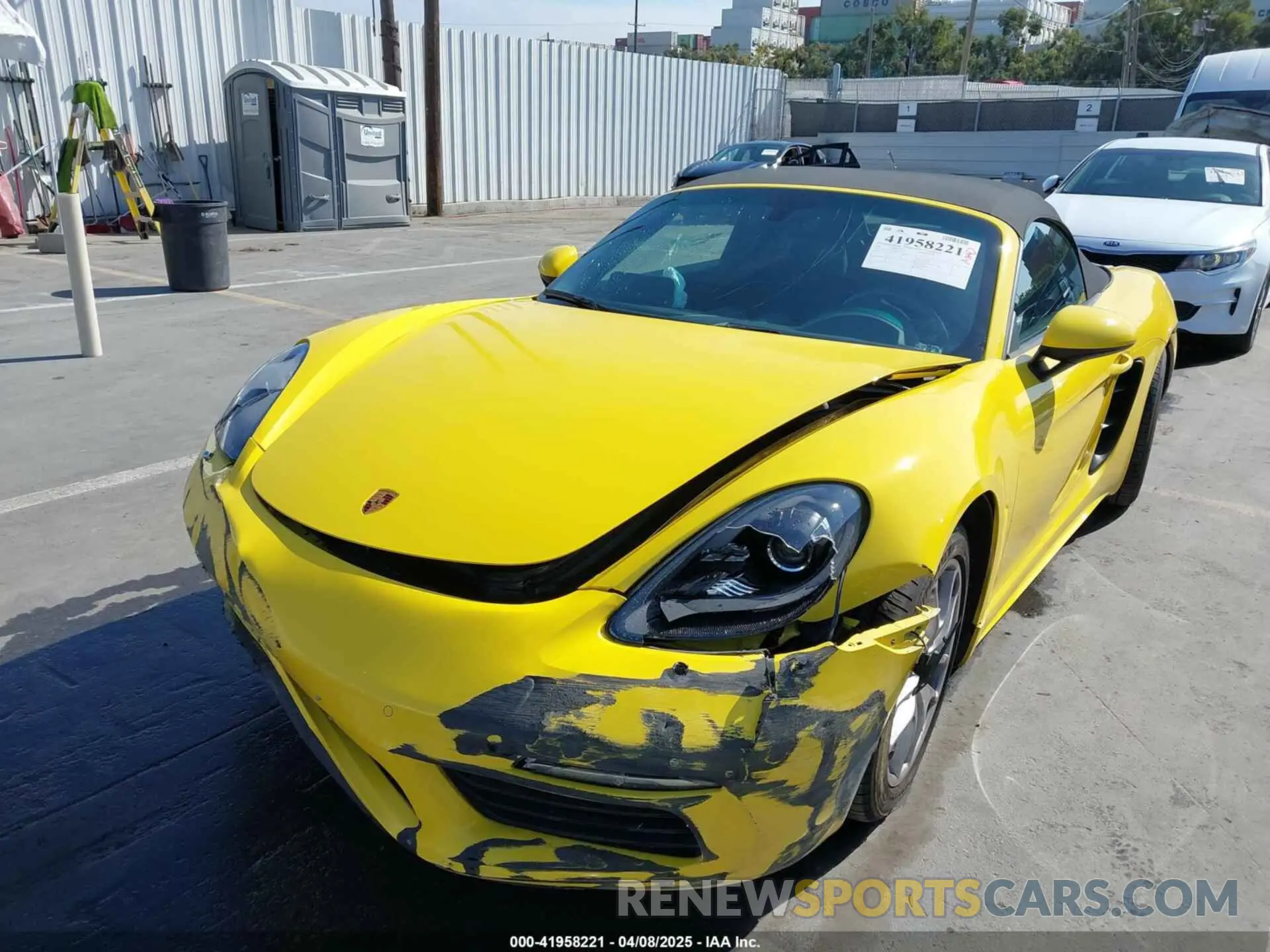 6 Photograph of a damaged car WP0CA2A8XMS210397 PORSCHE 718 BOXSTER 2021