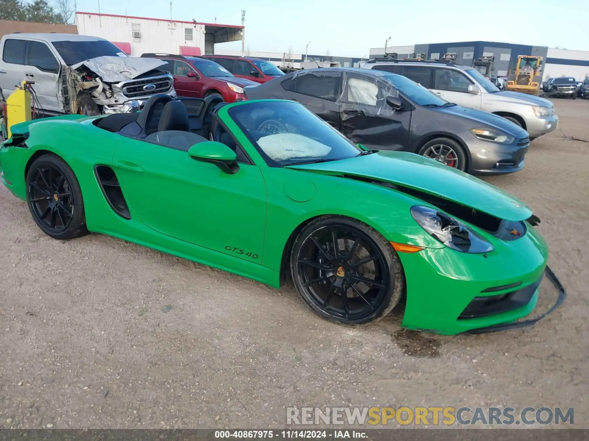 1 Photograph of a damaged car WP0CD2A88PS216243 PORSCHE 718 BOXSTER 2023
