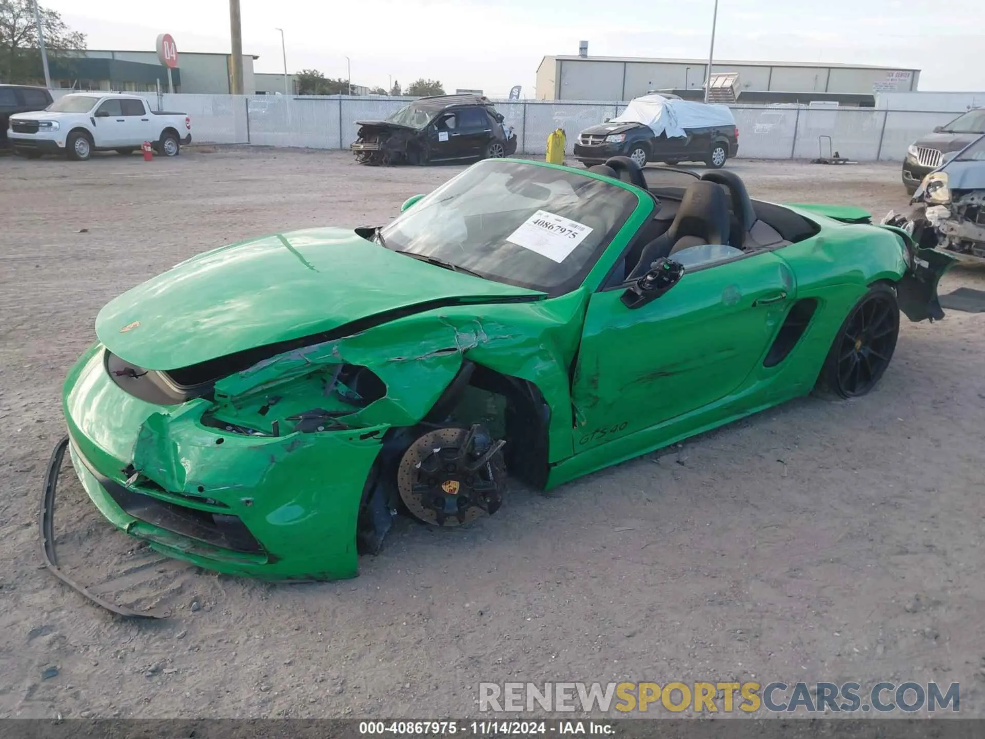 2 Photograph of a damaged car WP0CD2A88PS216243 PORSCHE 718 BOXSTER 2023