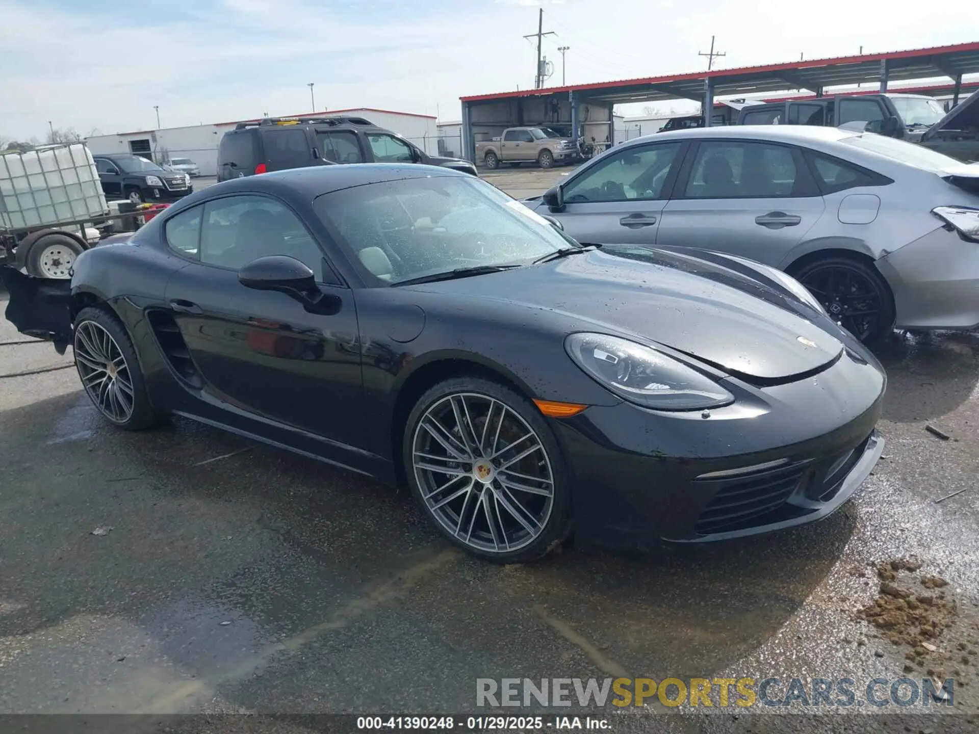 1 Photograph of a damaged car WP0AA2A89RK255443 PORSCHE 718 CAYMAN 2024
