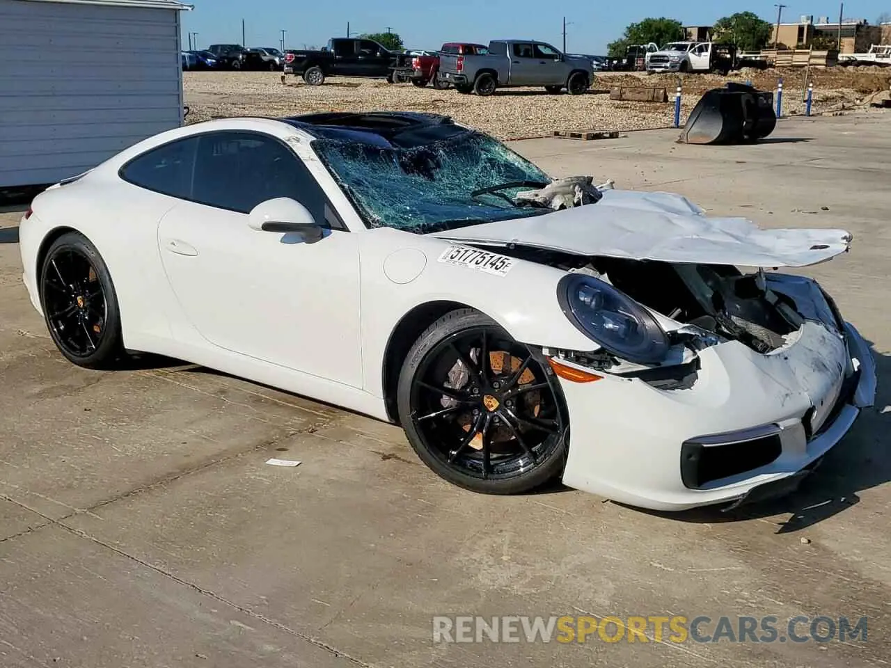 4 Photograph of a damaged car WP0AA2A90KS104215 PORSCHE 911 2019