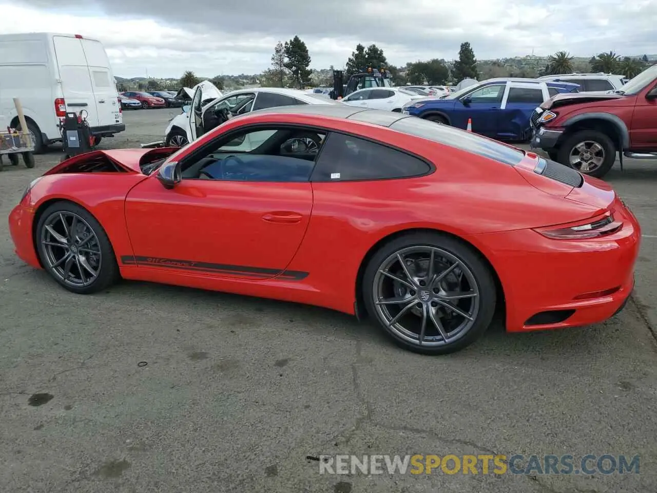 2 Photograph of a damaged car WP0AA2A91KS103347 PORSCHE 911 2019