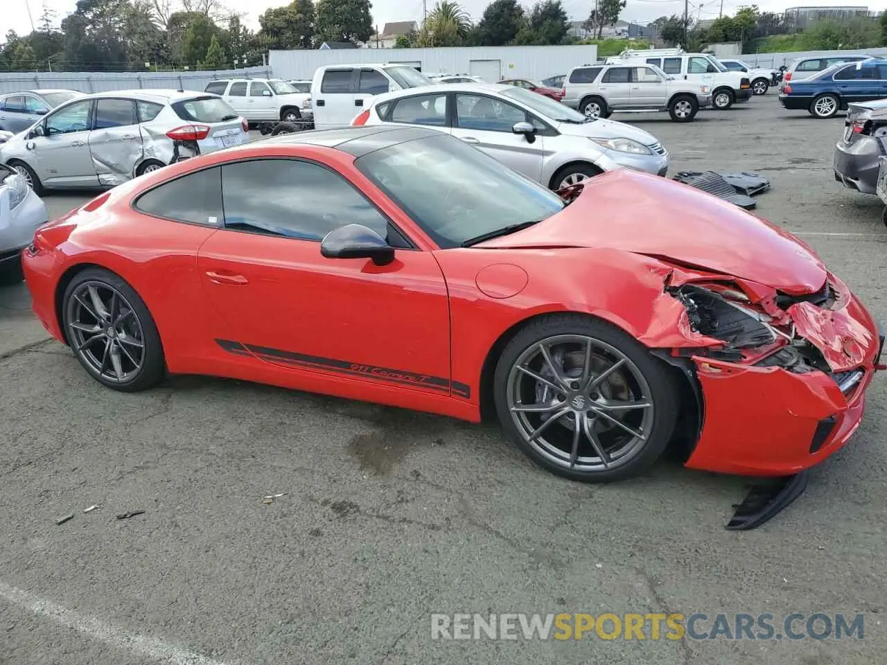4 Photograph of a damaged car WP0AA2A91KS103347 PORSCHE 911 2019