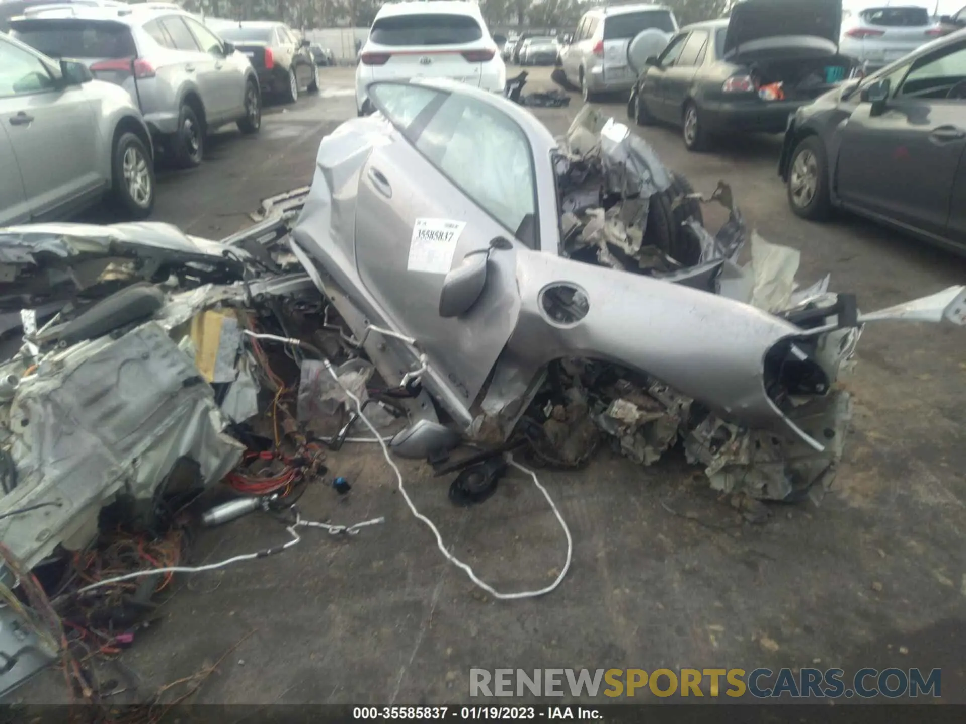 1 Photograph of a damaged car WP0AB2A91KS115320 PORSCHE 911 2019