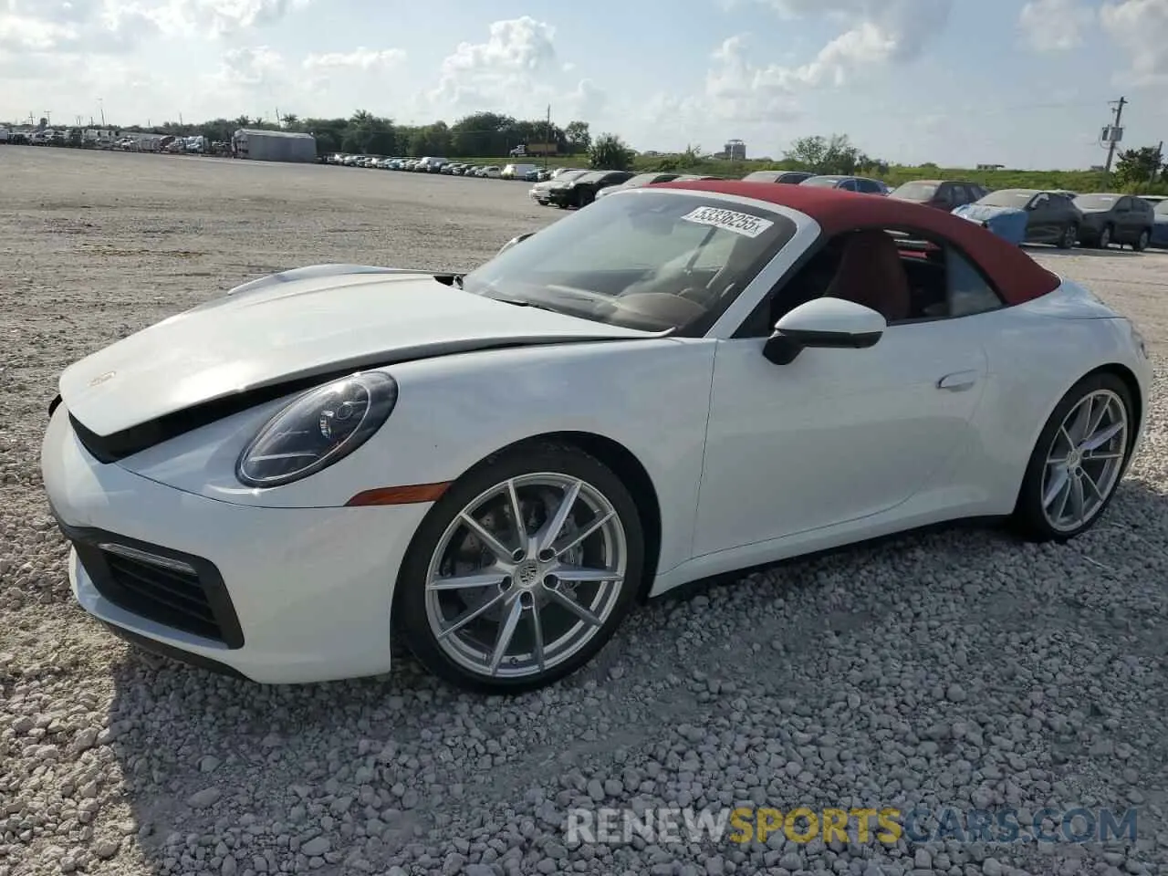 1 Photograph of a damaged car WP0CA2A90NS236176 PORSCHE 911 2022