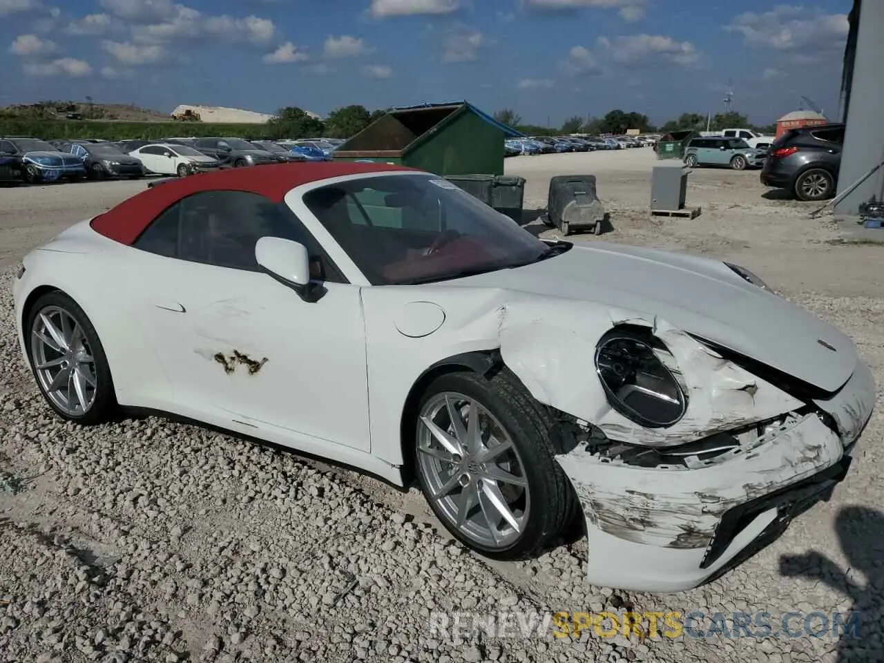 4 Photograph of a damaged car WP0CA2A90NS236176 PORSCHE 911 2022