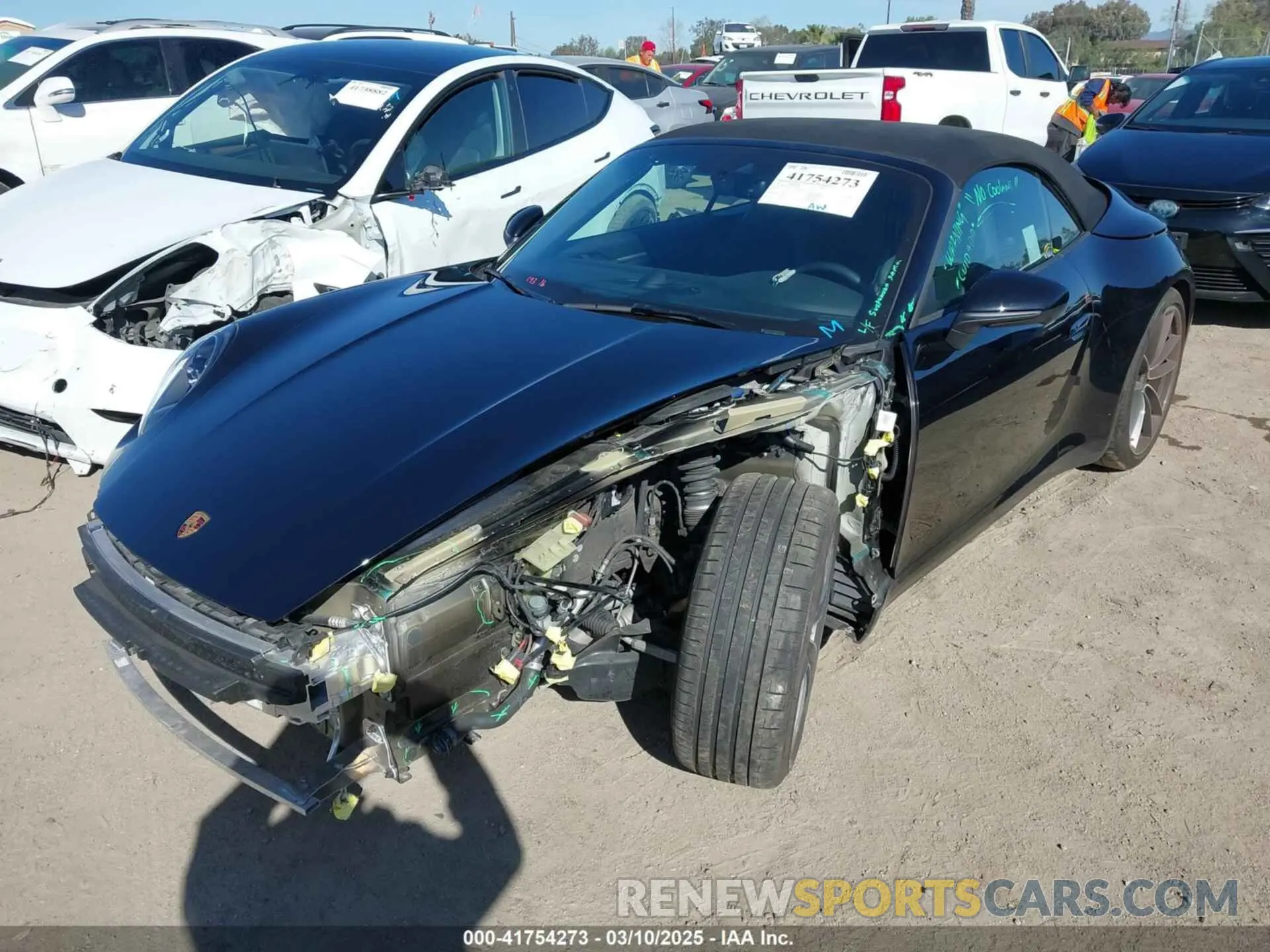 2 Photograph of a damaged car WP0CA2A95NS237100 PORSCHE 911 2022