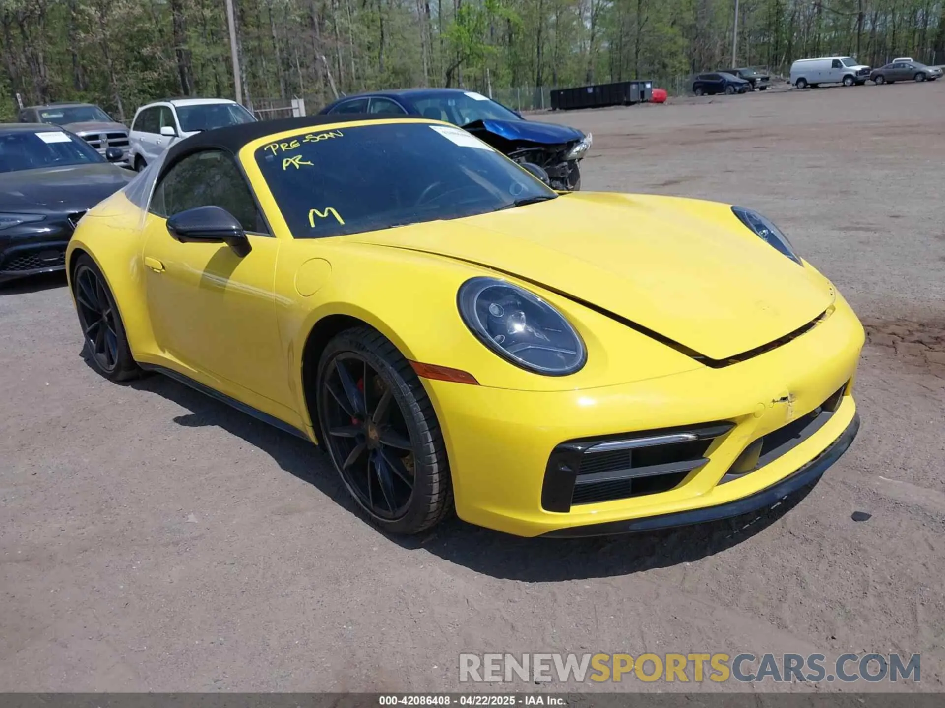 1 Фотография поврежденного автомобиля WP0CB2A92NS245314 PORSCHE 911 2022