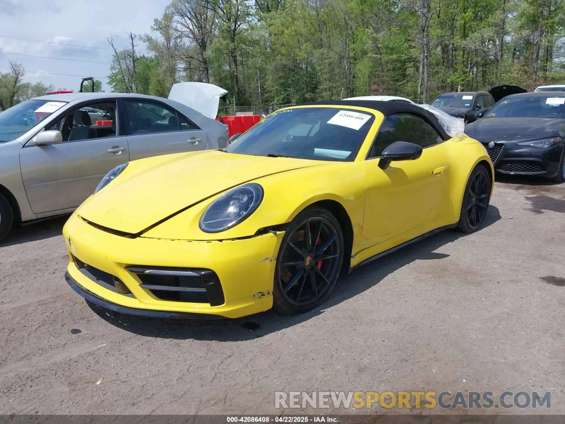 2 Фотография поврежденного автомобиля WP0CB2A92NS245314 PORSCHE 911 2022