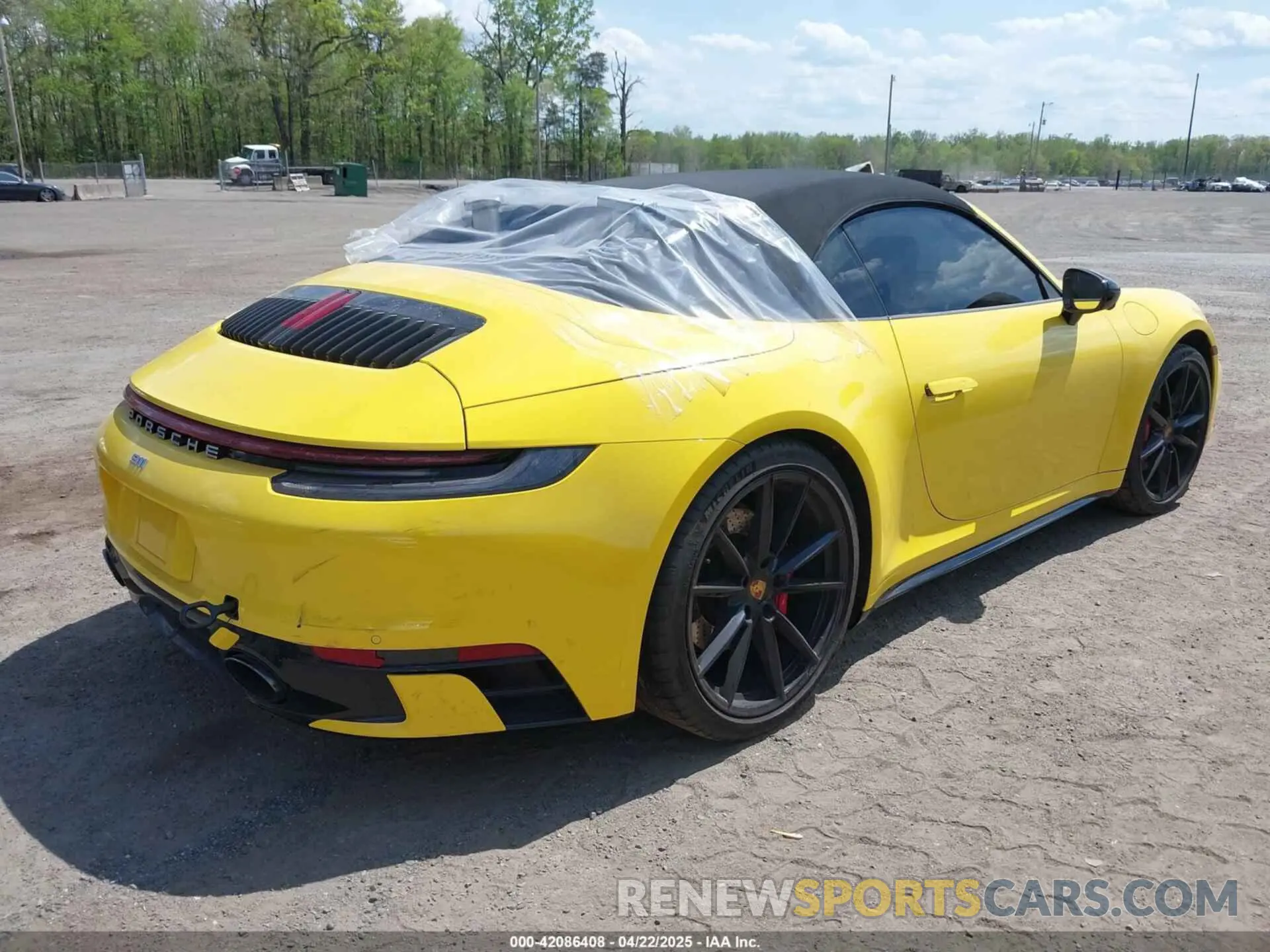 4 Фотография поврежденного автомобиля WP0CB2A92NS245314 PORSCHE 911 2022