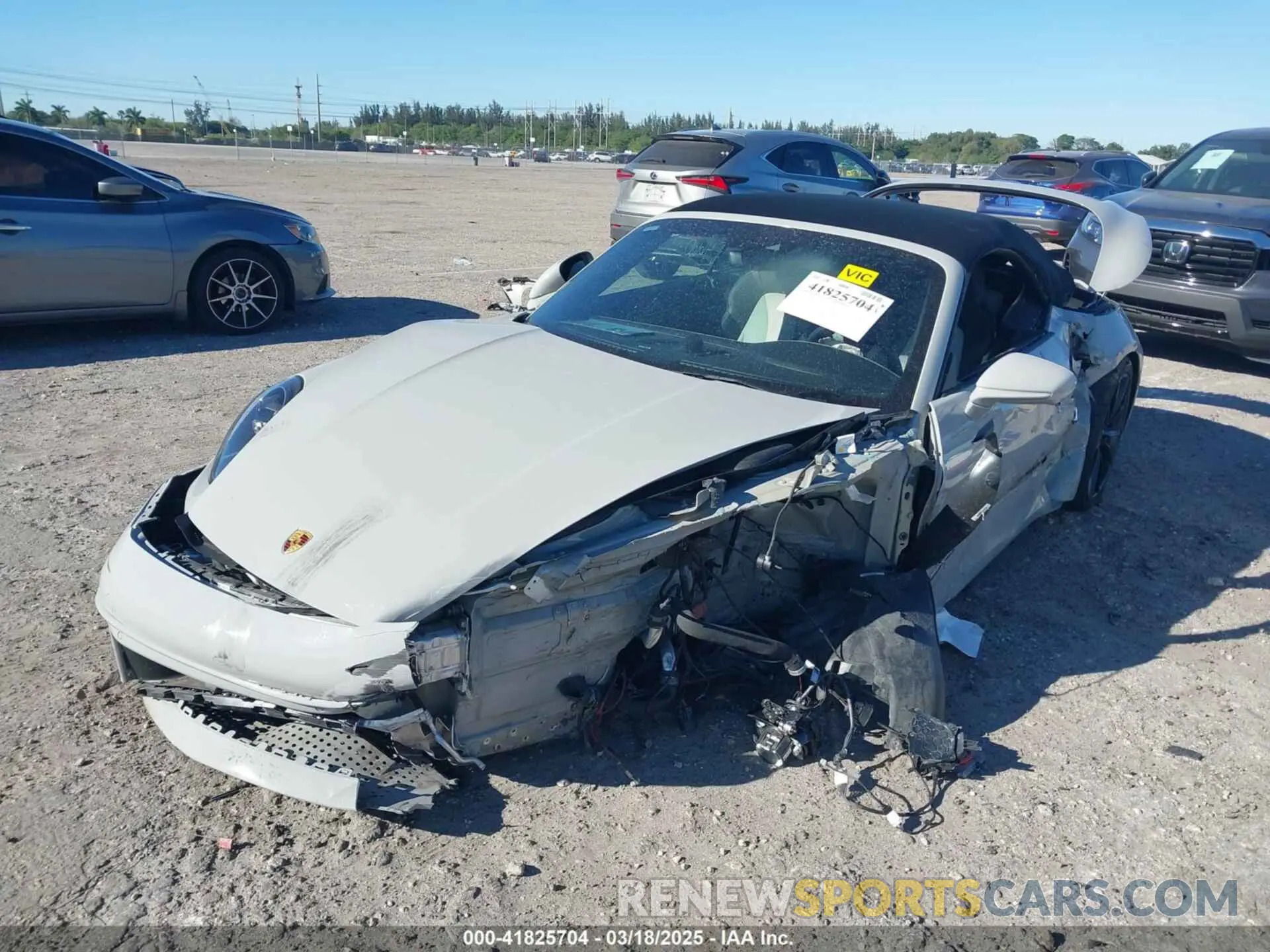 6 Photograph of a damaged car WP0CB2A95NS244660 PORSCHE 911 2022
