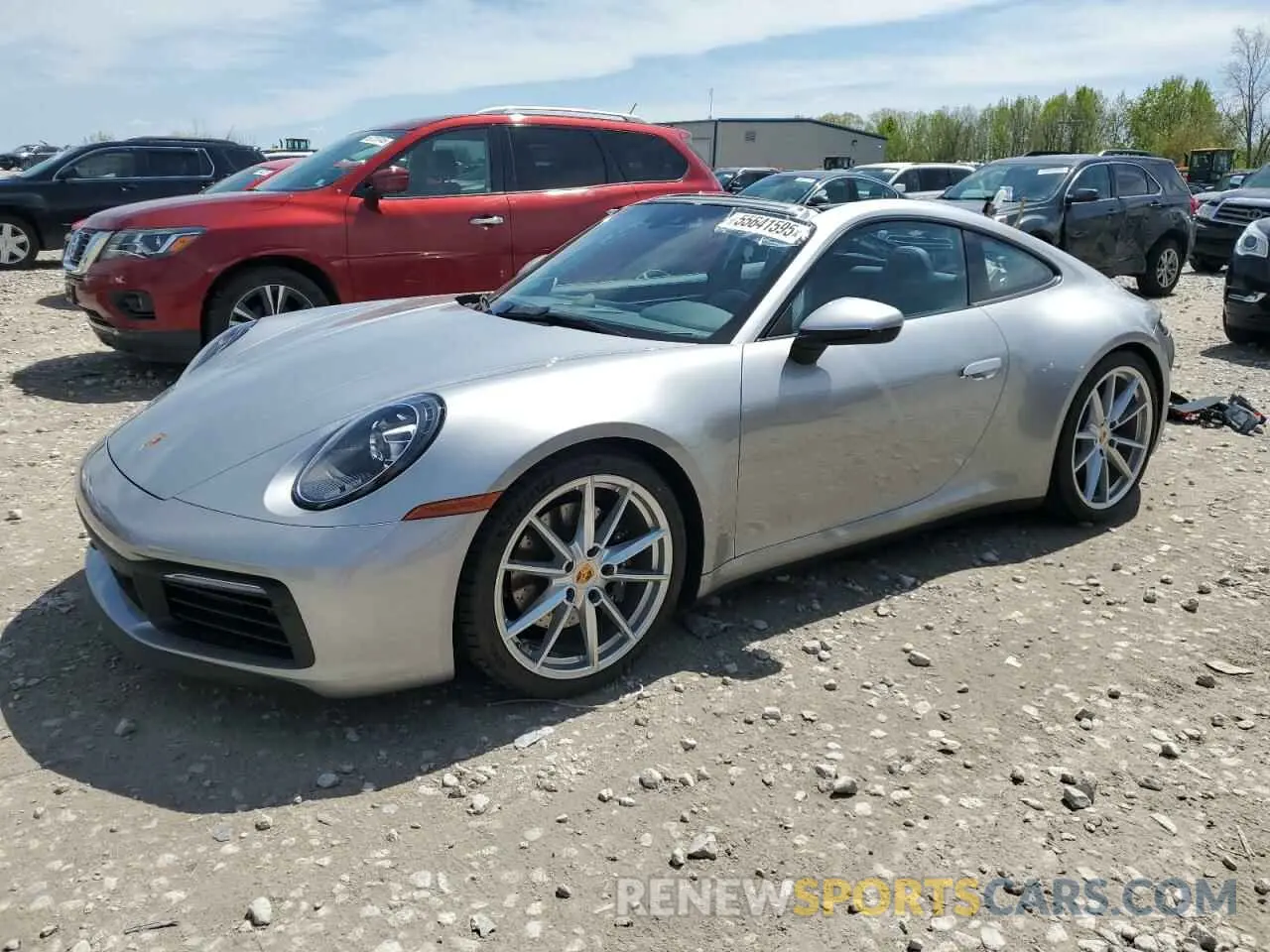 1 Photograph of a damaged car WP0AB2A93PS221047 PORSCHE 911 2023