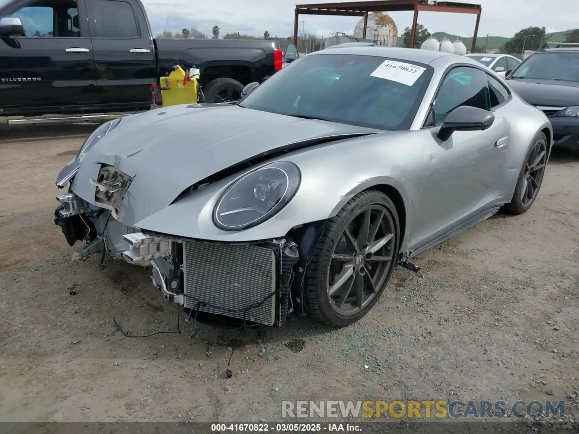2 Photograph of a damaged car WP0AA2A95RS207849 PORSCHE 911 2024